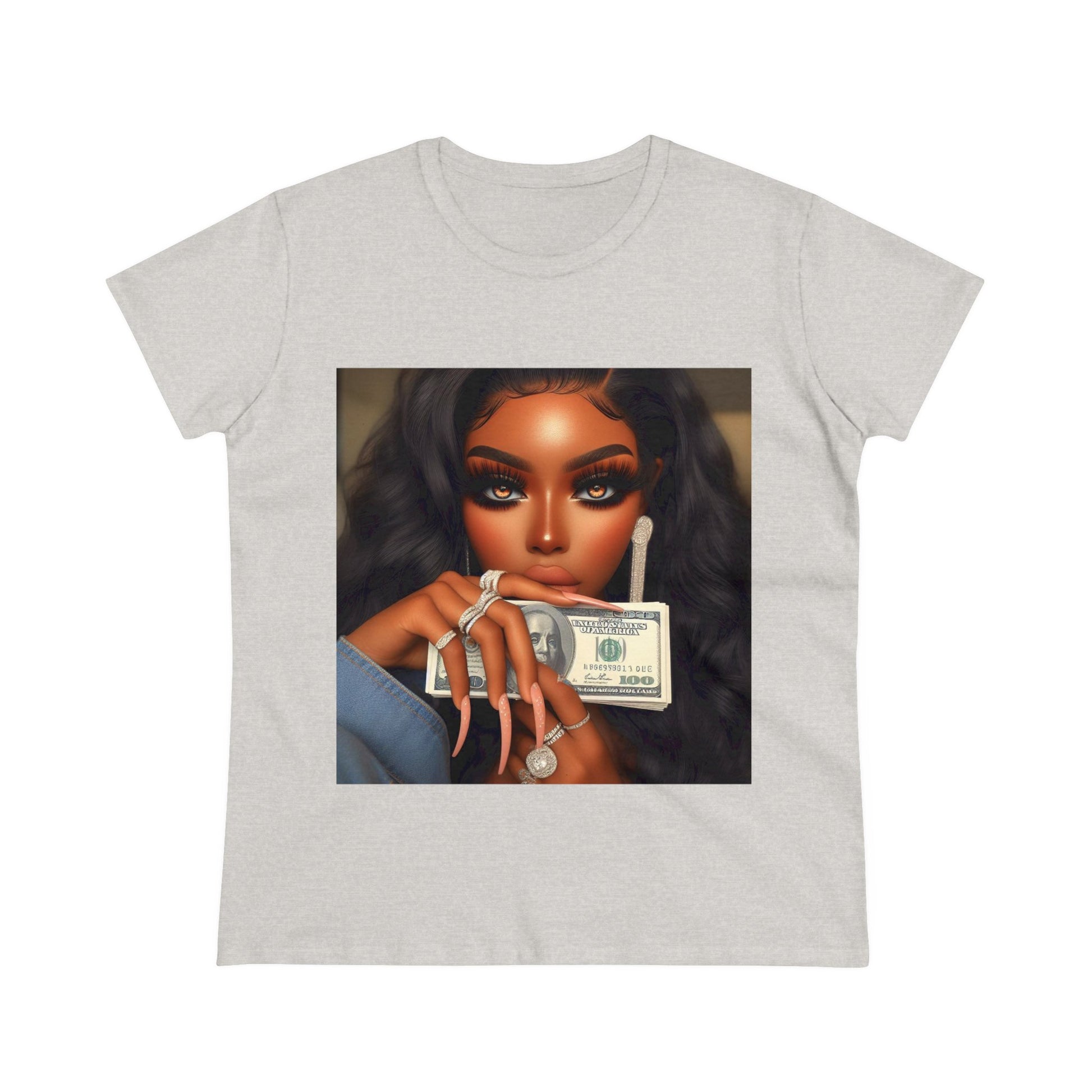 Money Talks T-Shirt T-Shirt Printify Ash S
