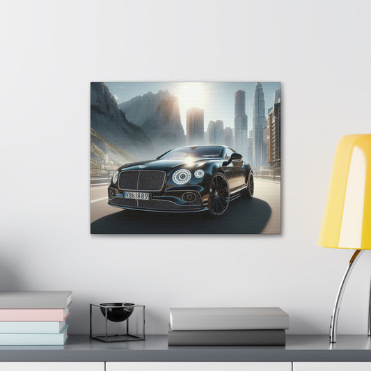 Black Bentley Canvas Canvas Printify 20″ x 16″ (Horizontal) 0.75''