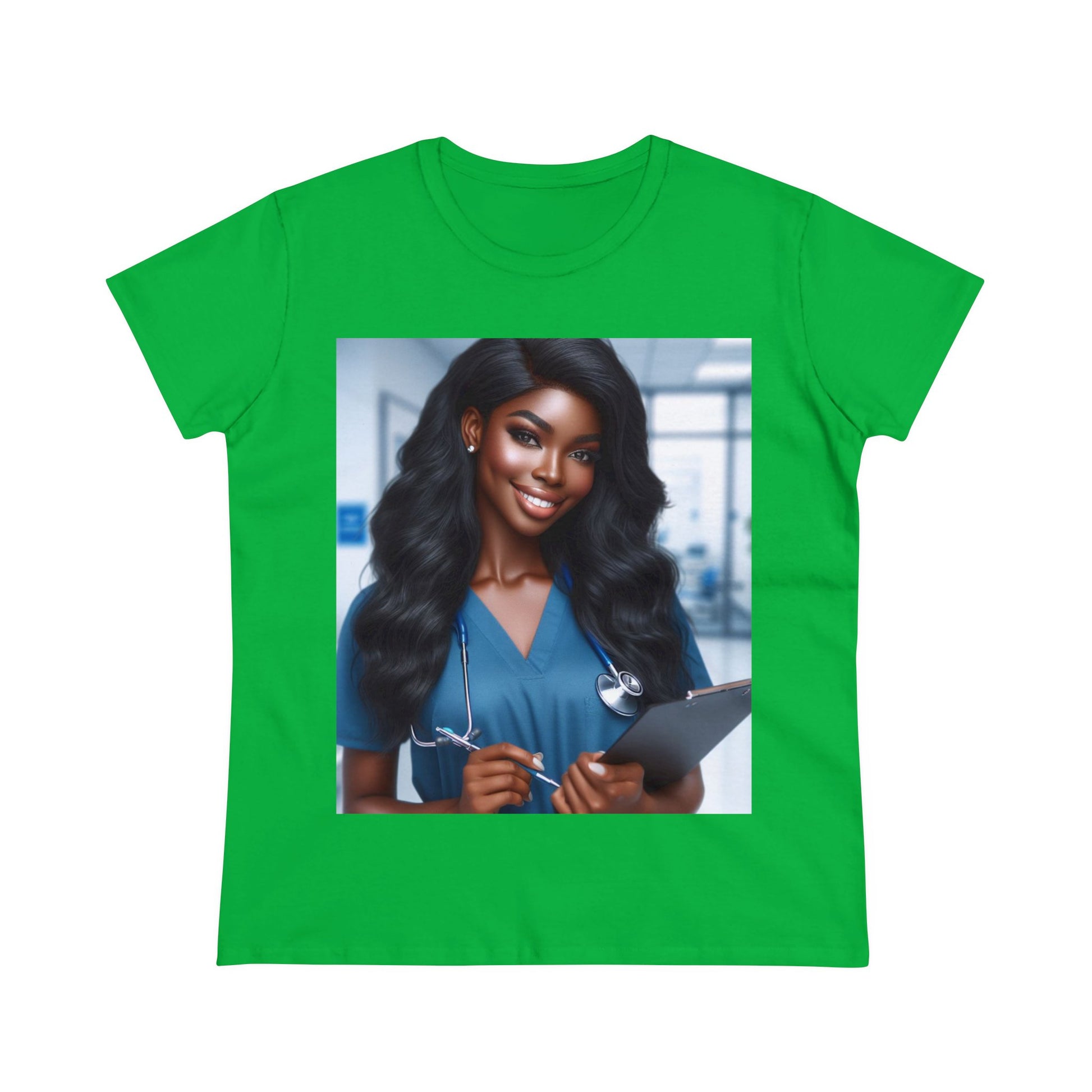 Your Favorite Nurse T-Shirt T-Shirt Printify Irish Green S