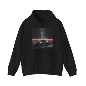 Black Porsche Hoodie Hoodie Printify Black S