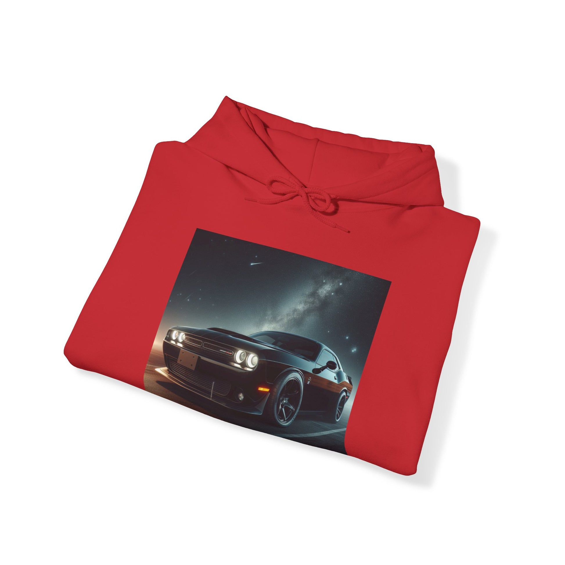 Black Challenger Hoodie Hoodie Printify