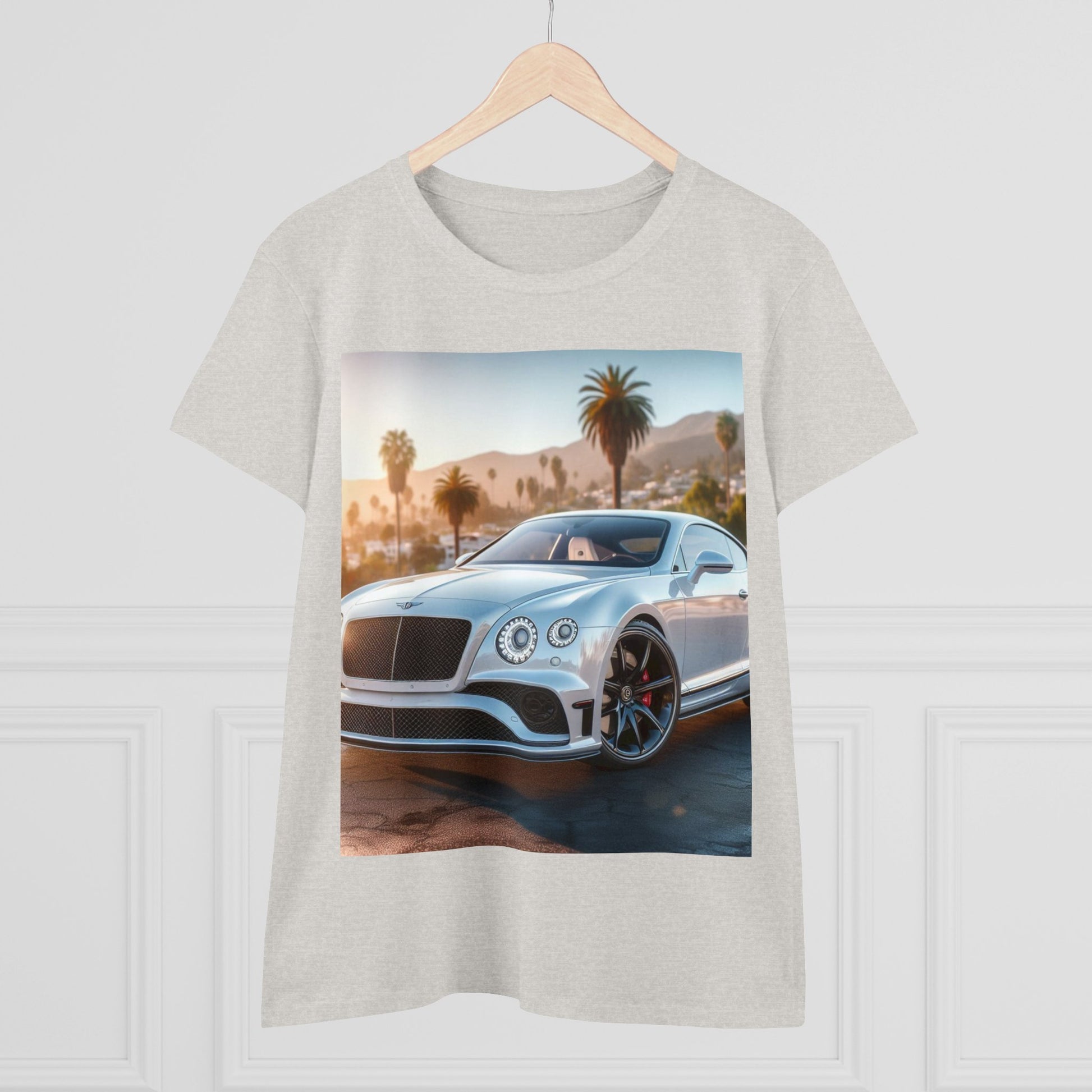 Silver Bentley T-Shirt T-Shirt Printify