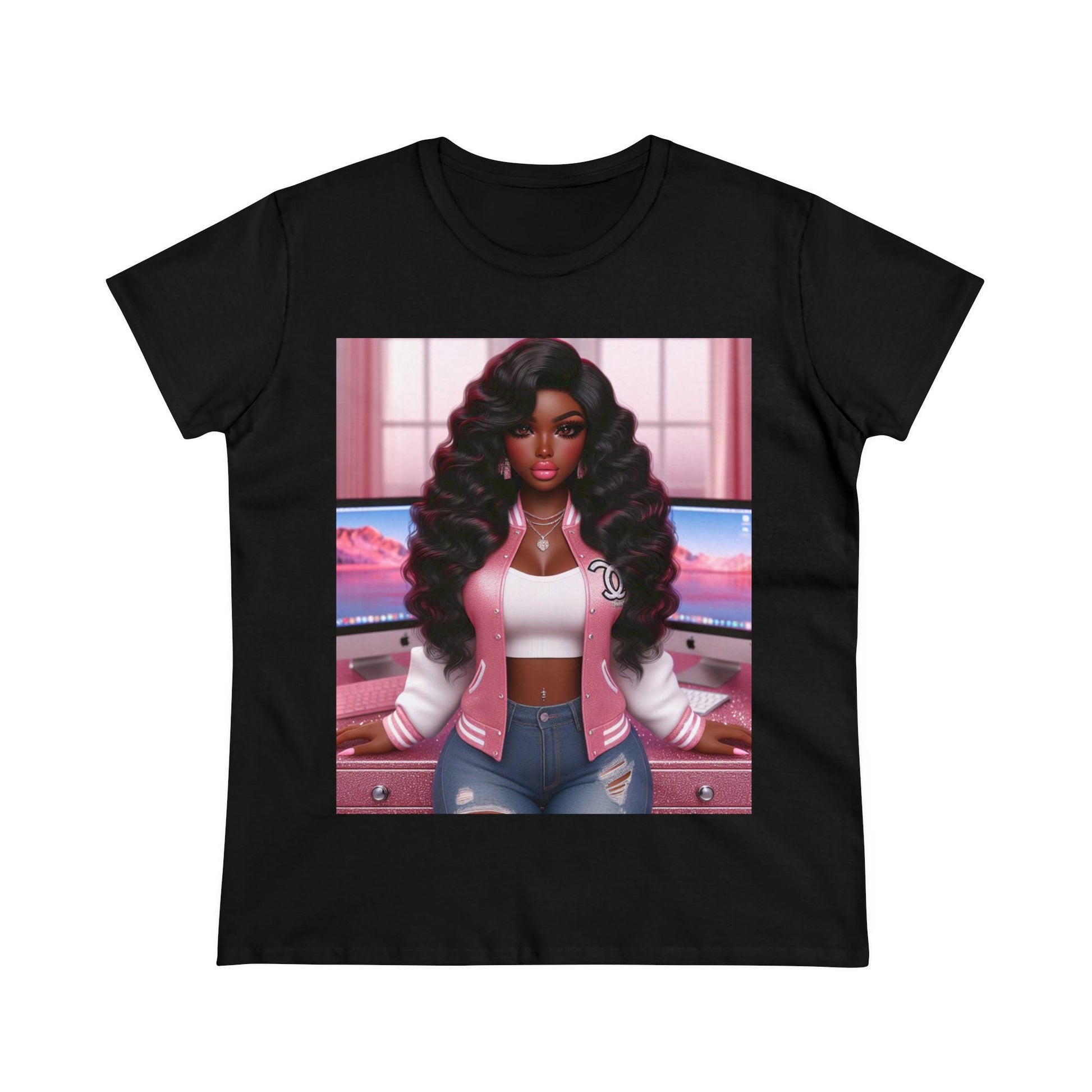 Pink Everything T-Shirt T-Shirt Printify Black S