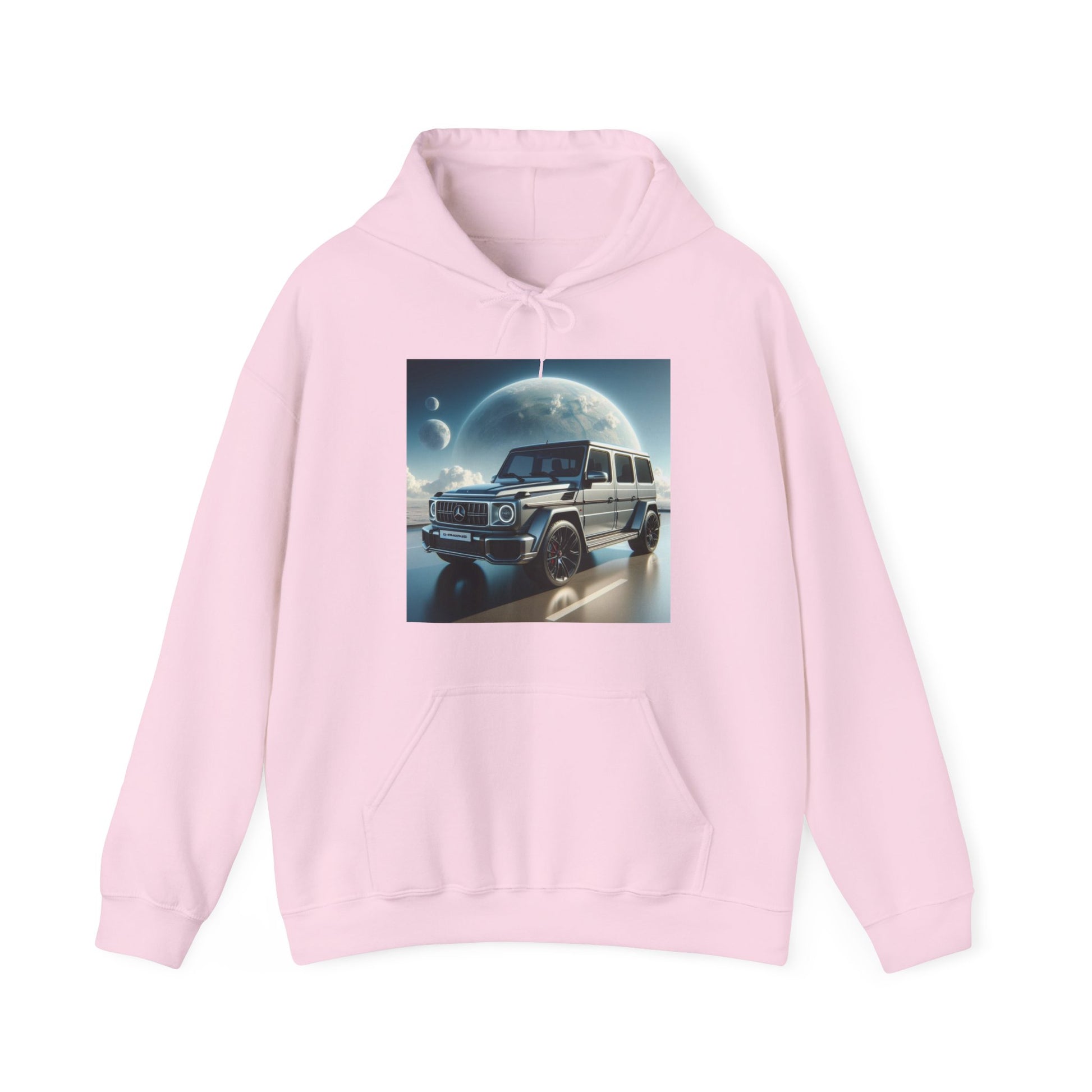Silver G-Wagon Hoodie Hoodie Printify Light Pink S