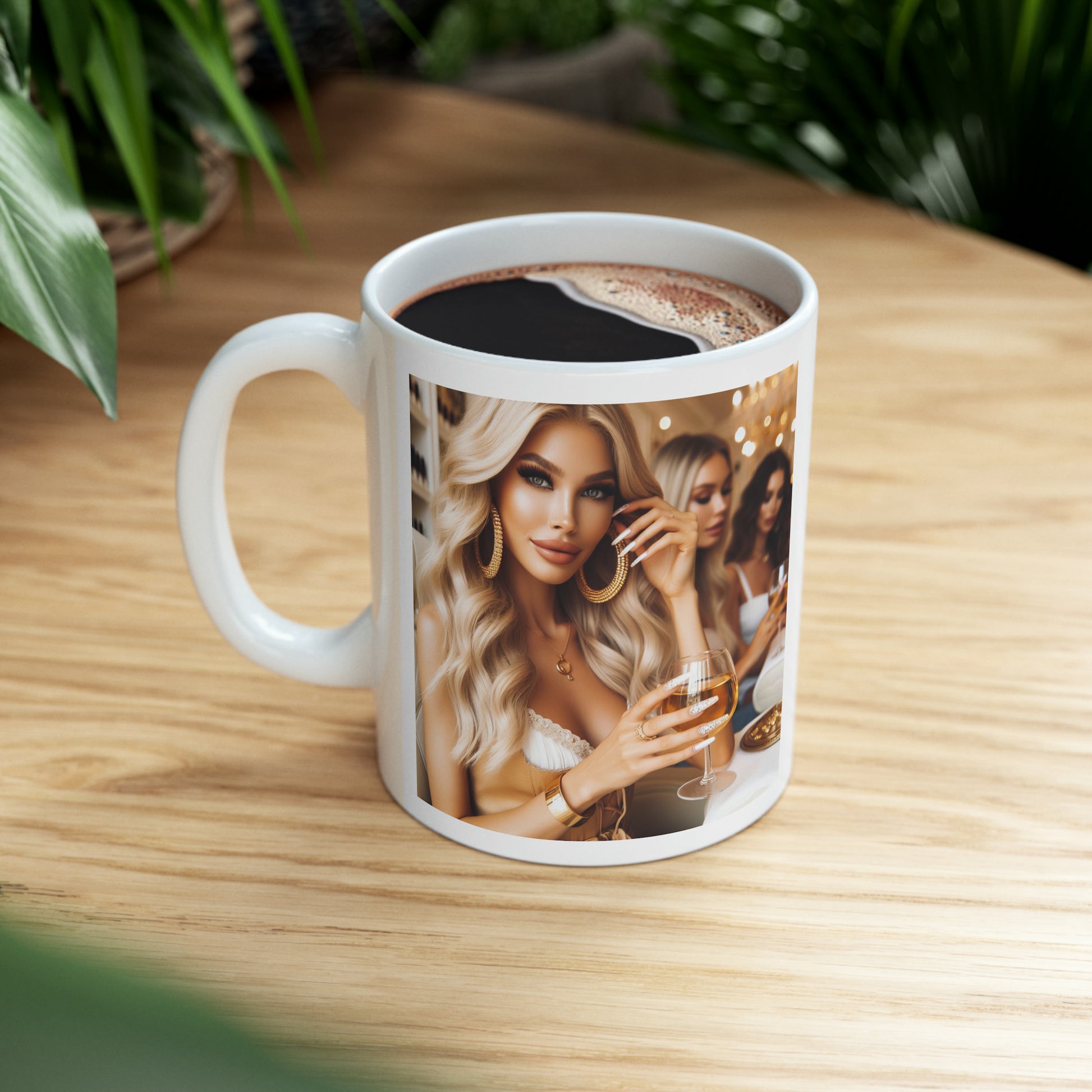 Wine Down Mug Mug Printify