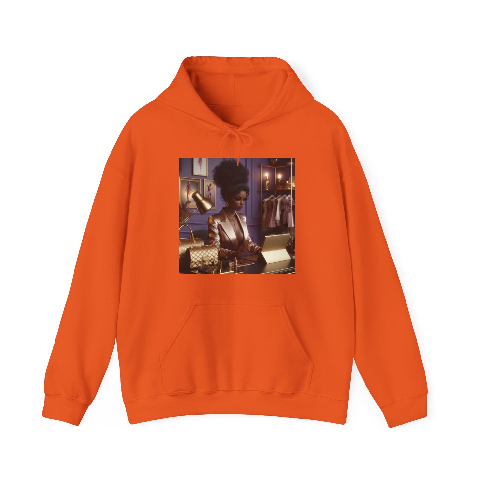 Fashion and Beauty Hoodie Hoodie Printify Orange S