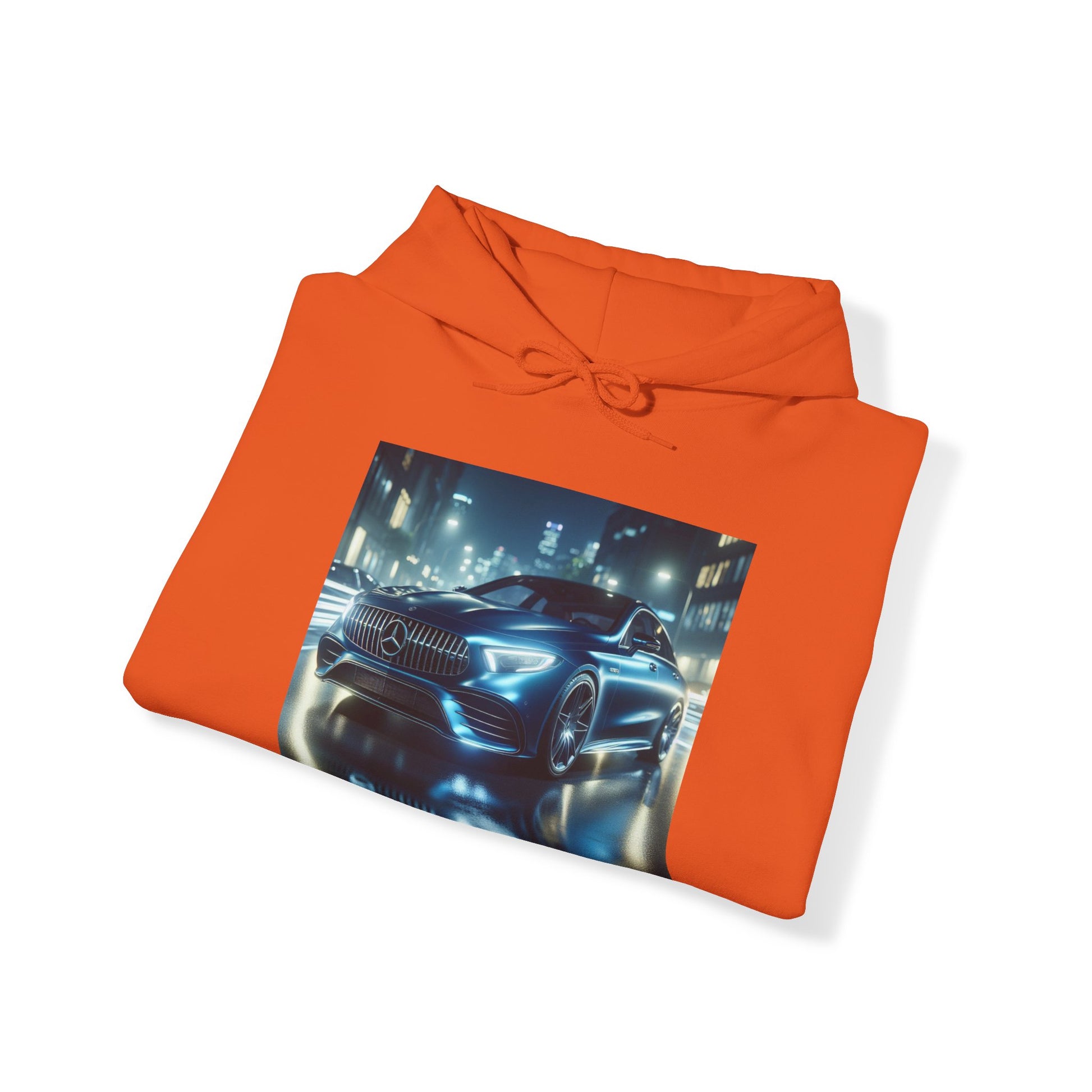 Blue Mercedes Hoodie Hoodie Printify
