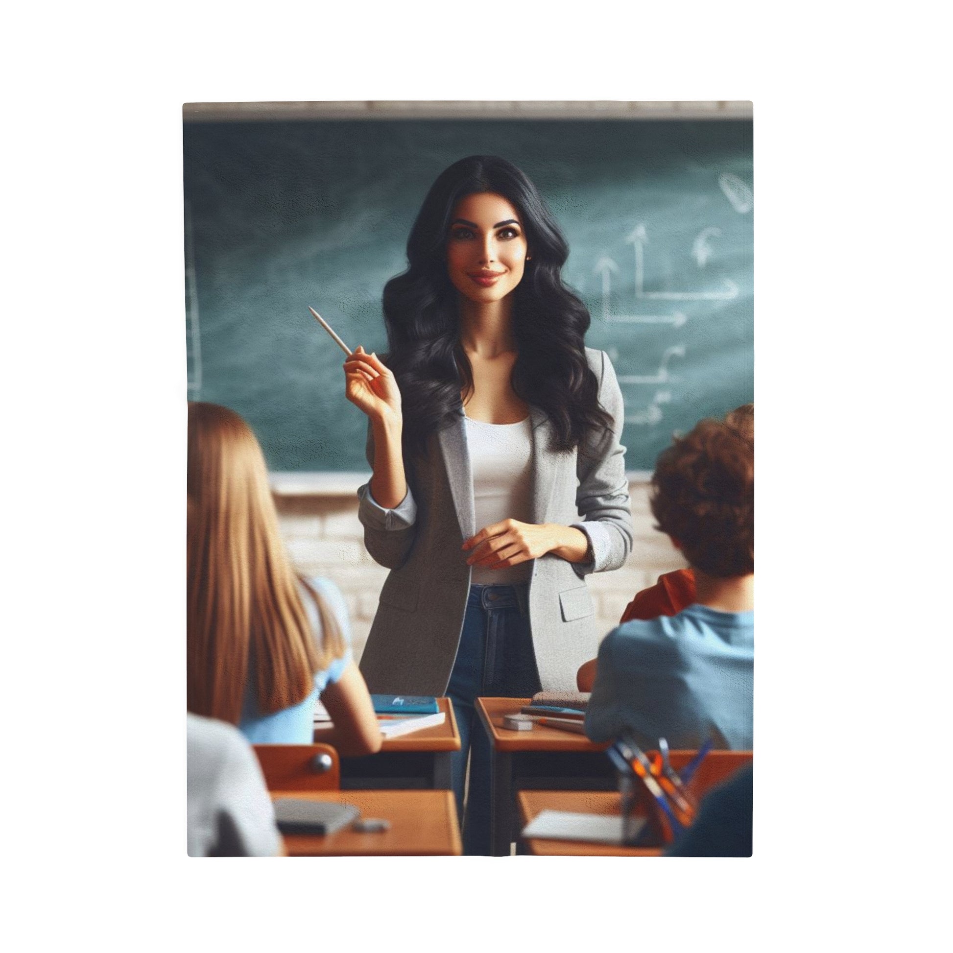 Class in Session Plush Blanket All Over Prints Printify 30" × 40"