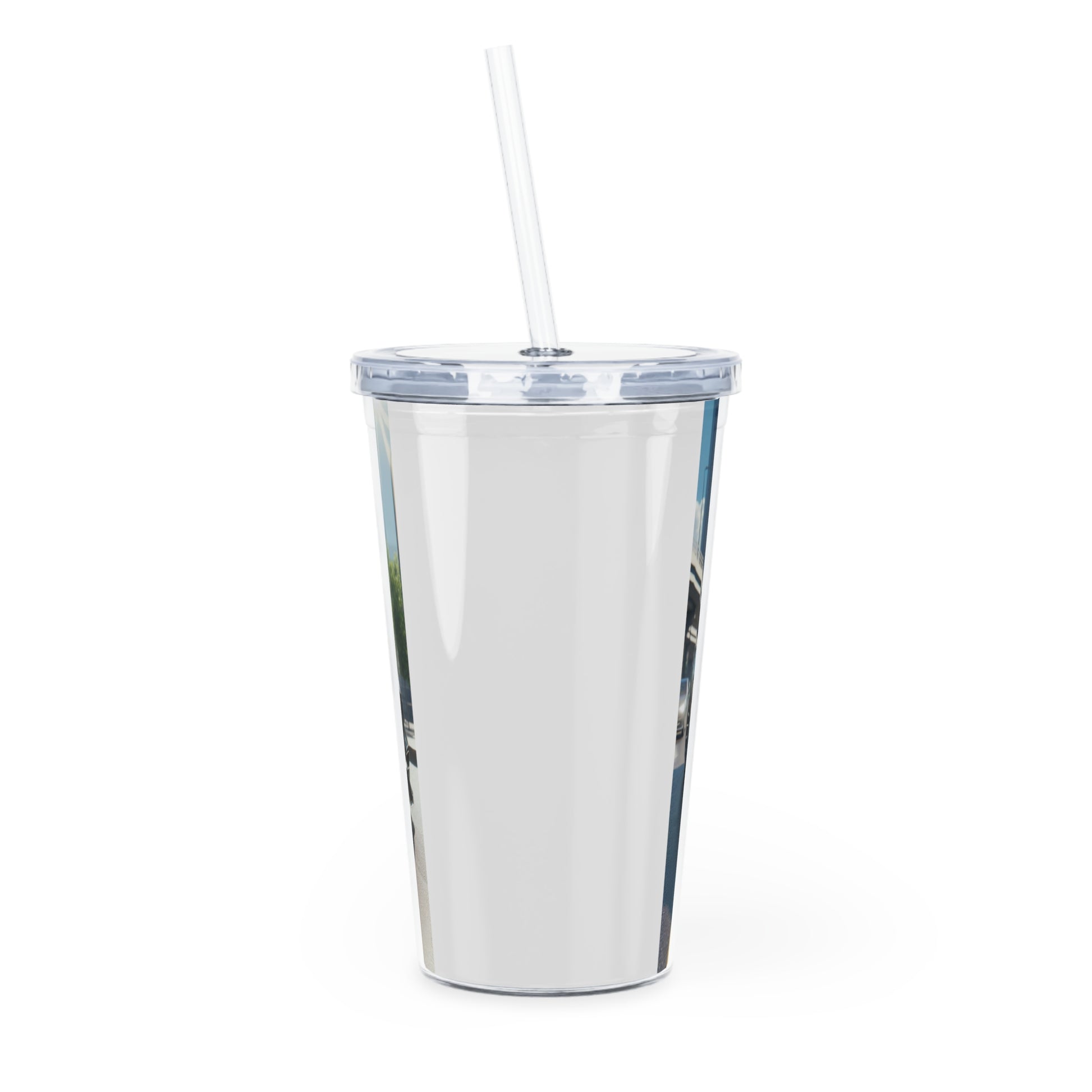 Black Mercedes Tumbler with Straw Mug Printify