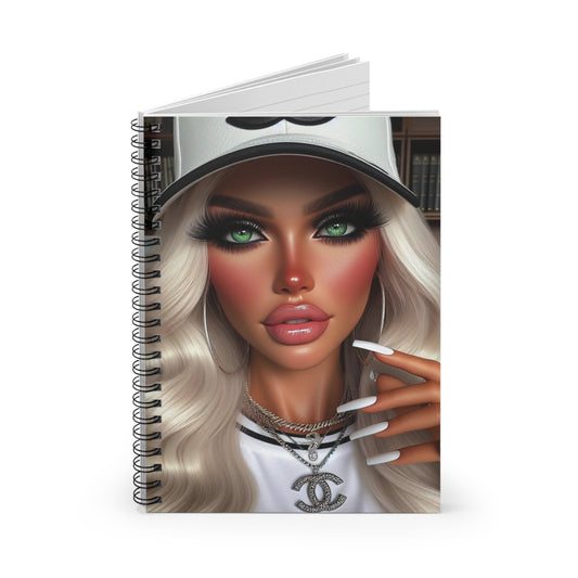 Big Money Spiral Notebook Paper products Printify