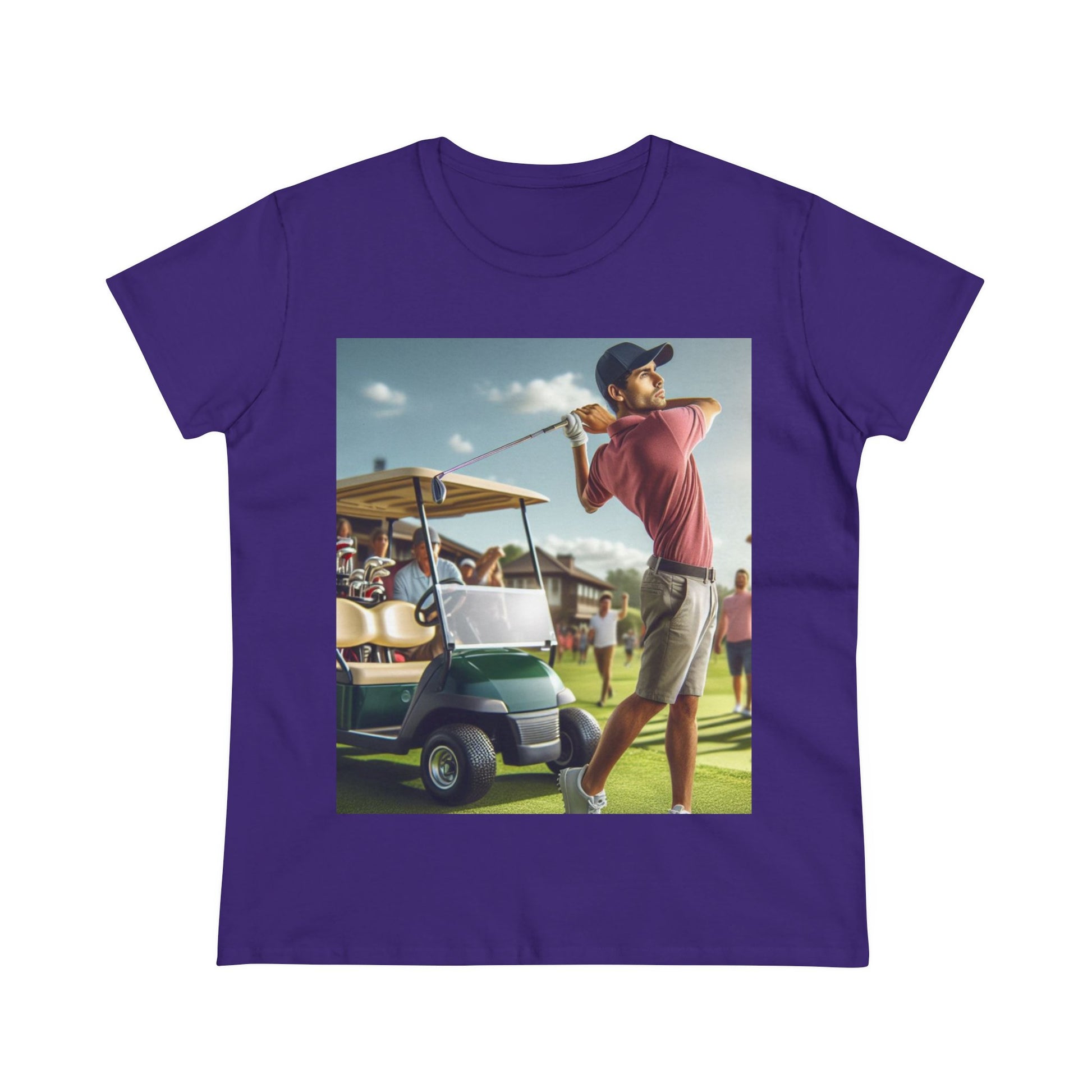 Golf Tournament T-Shirts T-Shirt Printify Purple S
