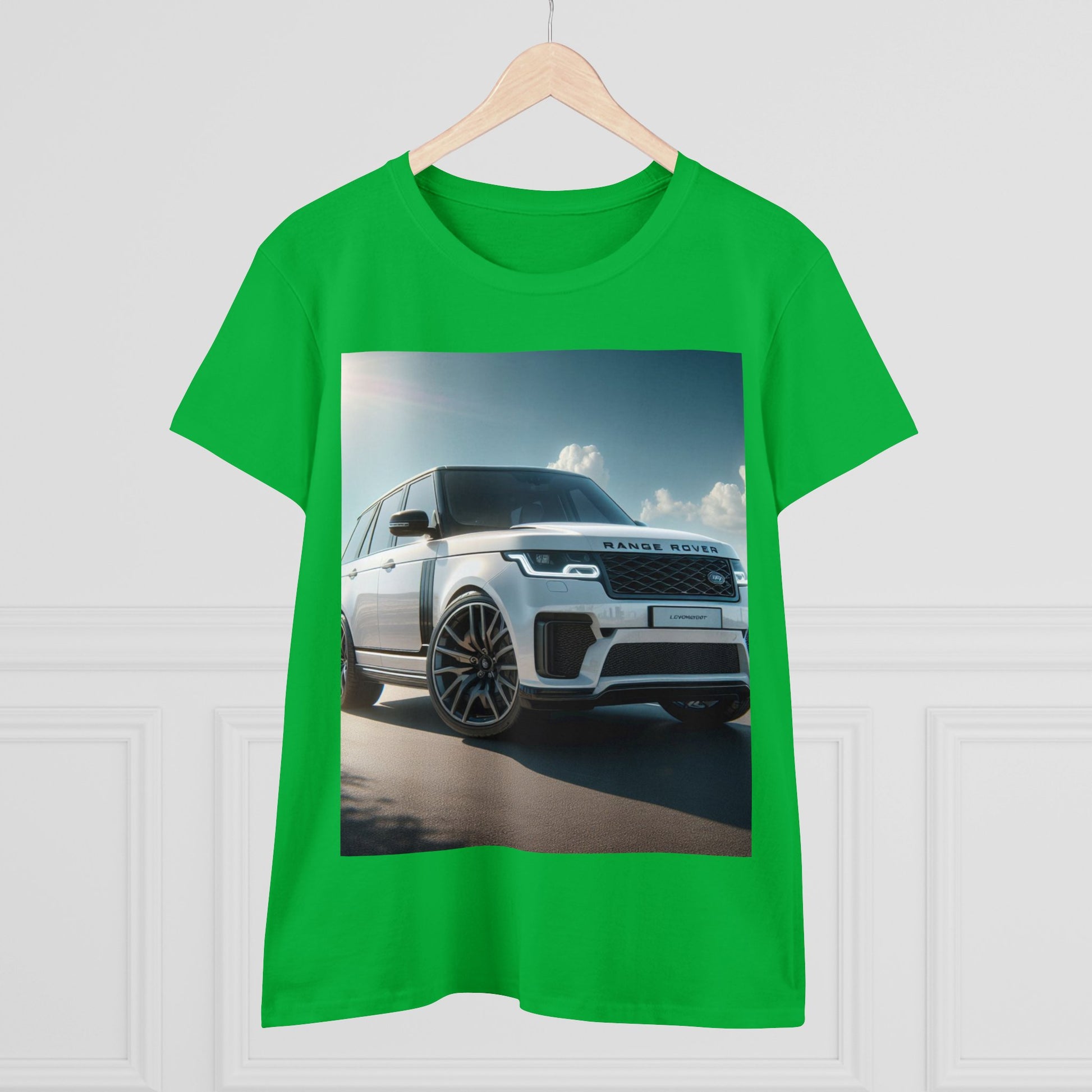 White Range Rover T-Shirt T-Shirt Printify