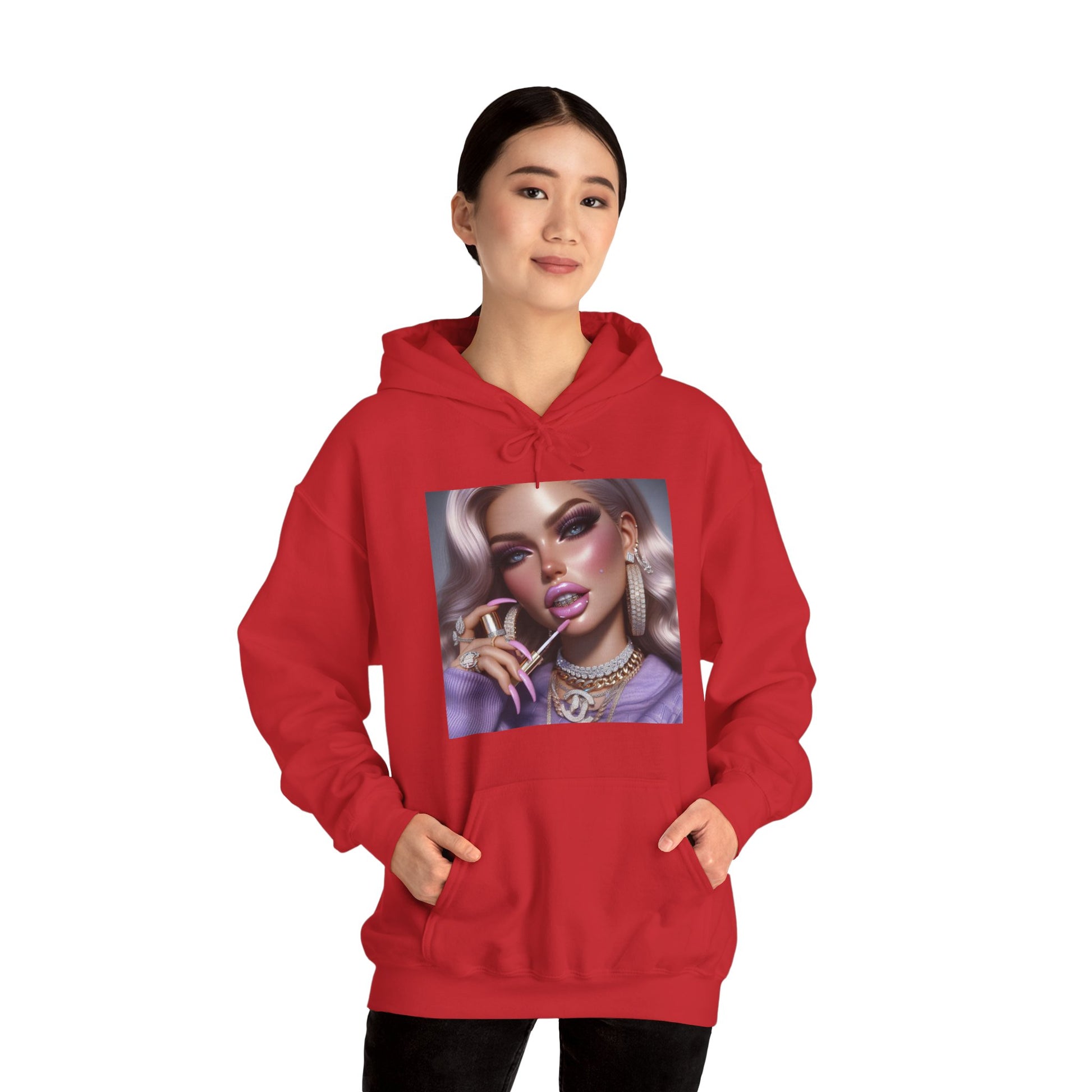 Gloss Up Hoodie Hoodie Printify