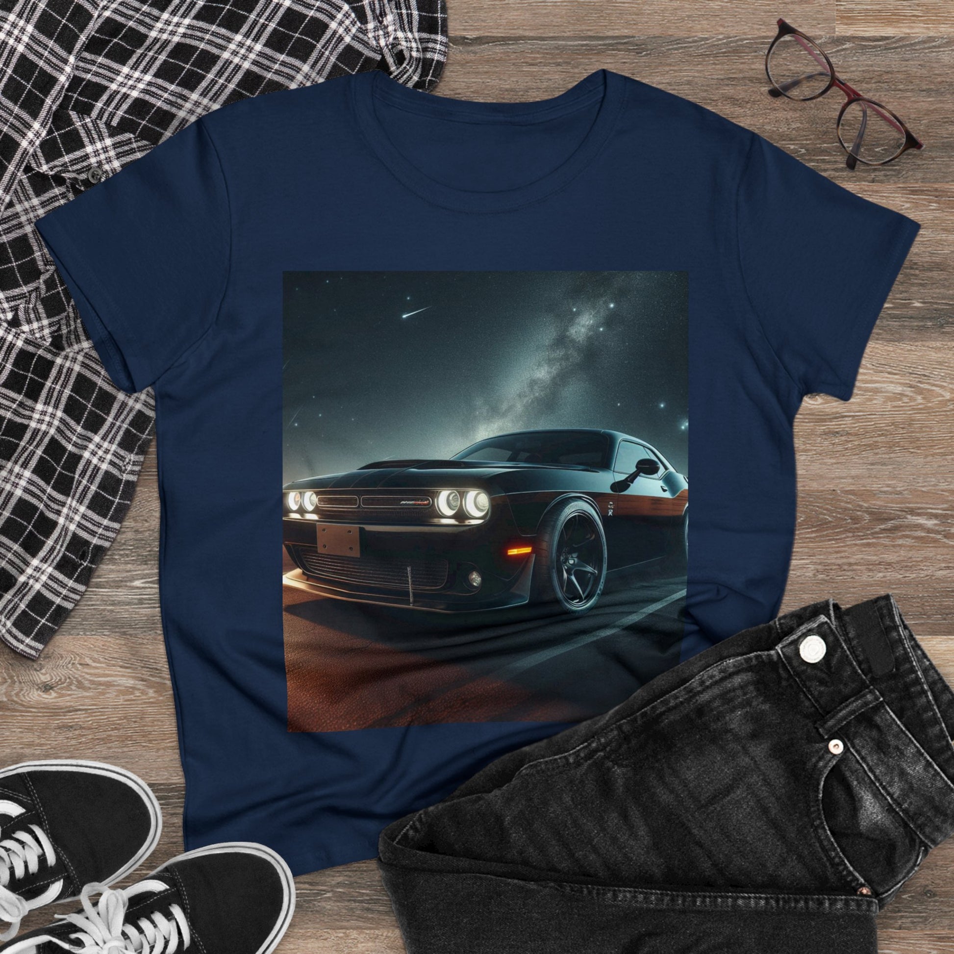 Black Challenger T-Shirt T-Shirt Printify