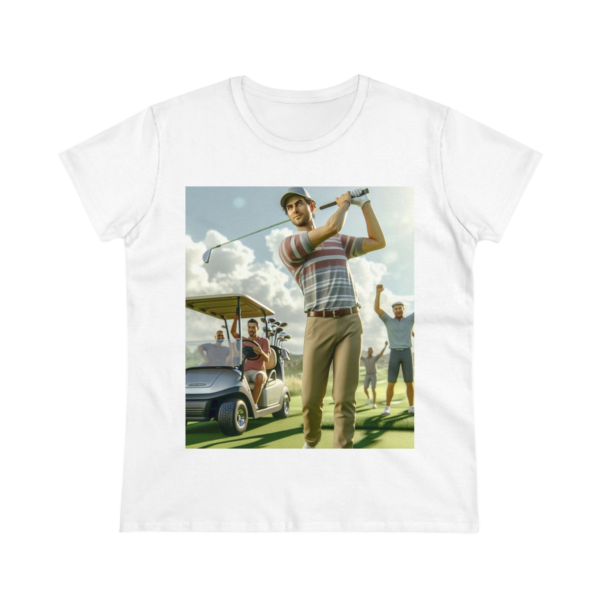 Golf Tournament T-Shirt T-Shirt Printify White S