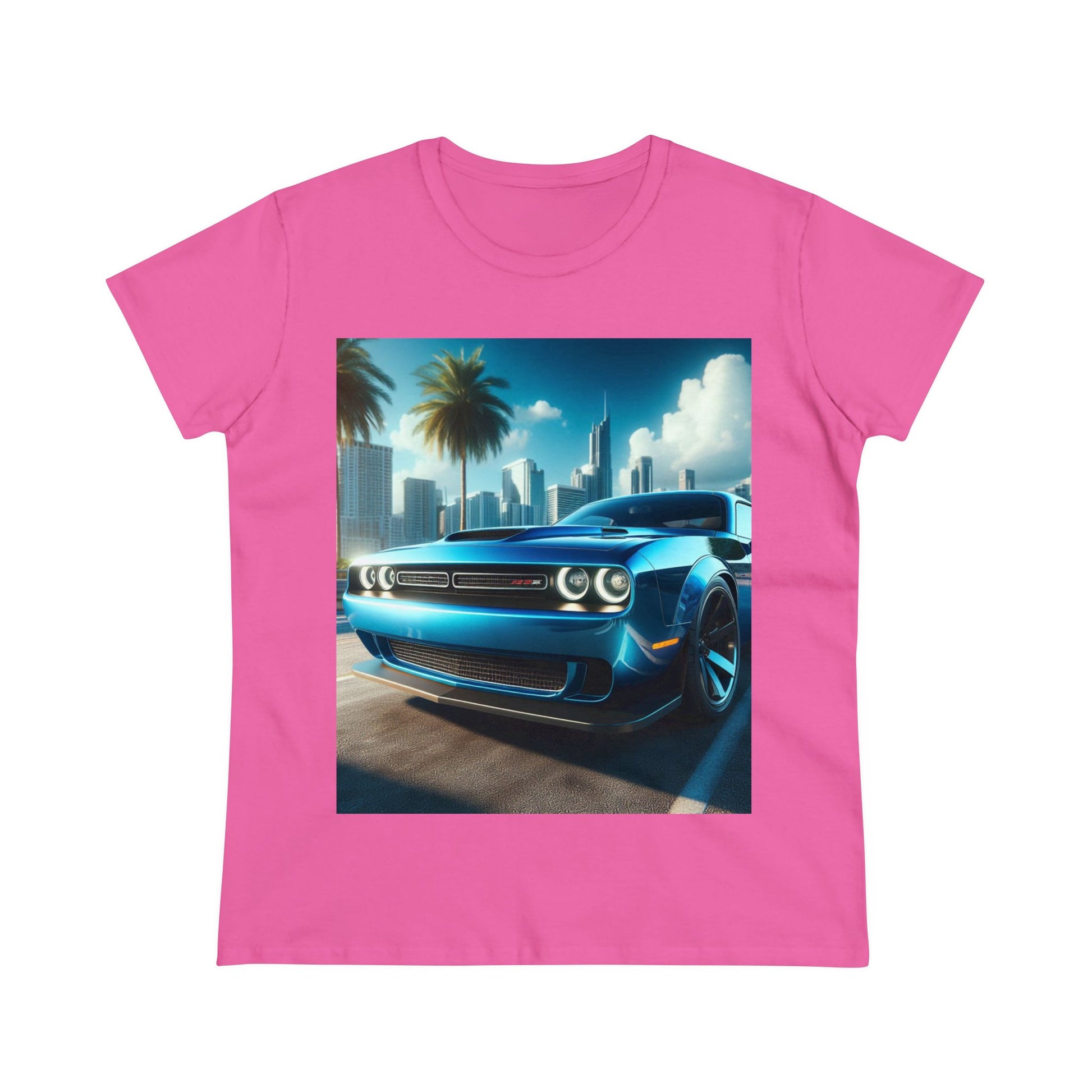 Blue Challenger T-Shirt T-Shirt Printify Azalea S