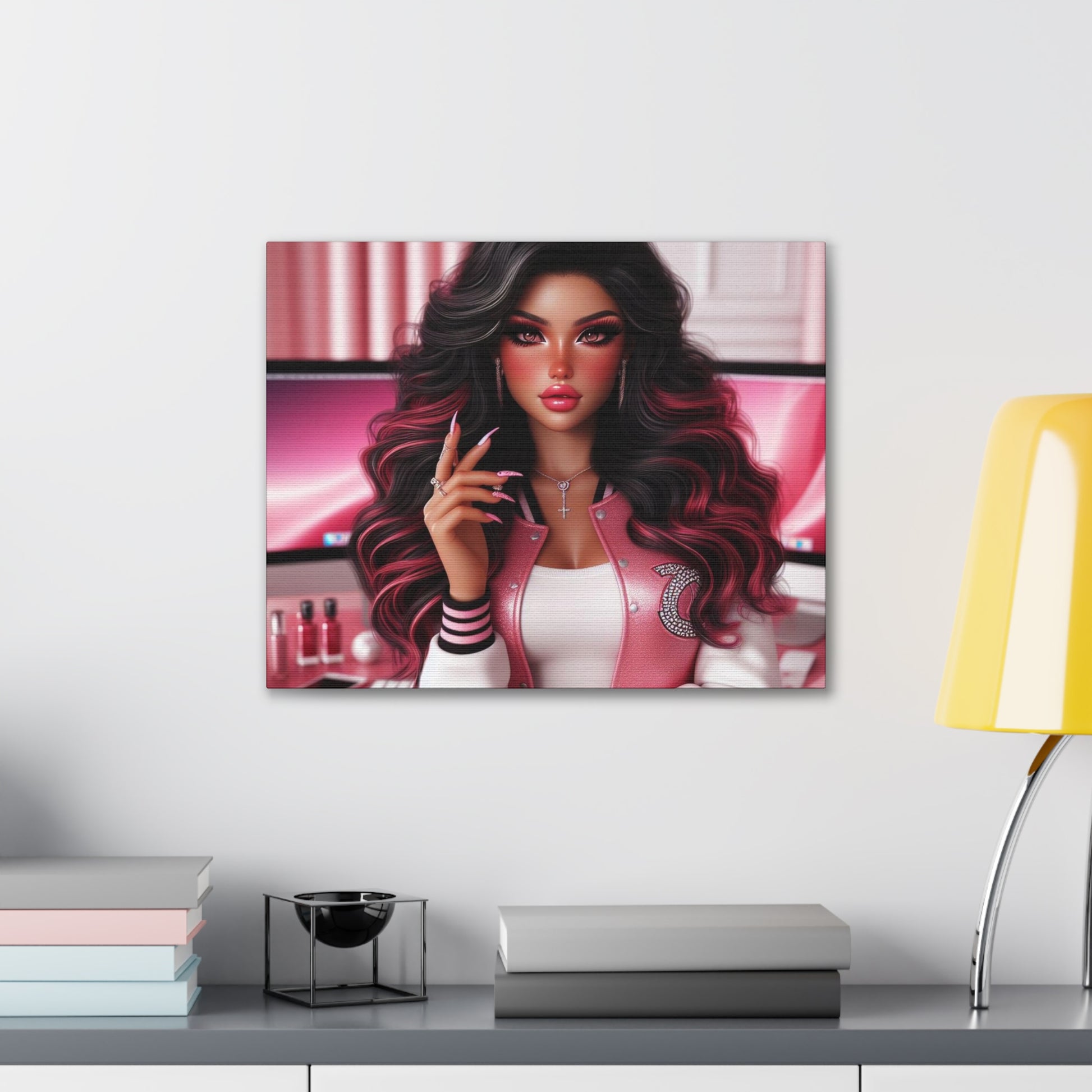 Pink Everything Canvas Canvas Printify 20″ x 16″ (Horizontal) 0.75''