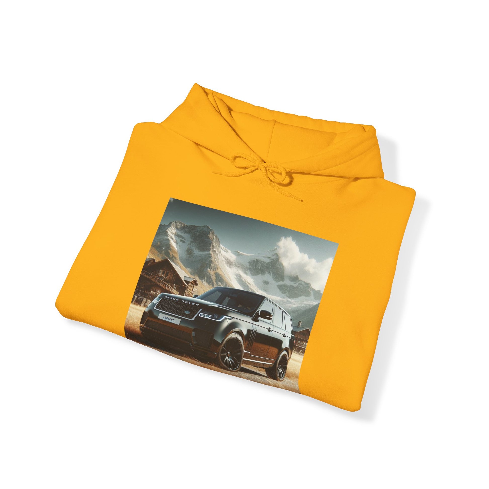 Black Range Rover Hoodie Hoodie Printify