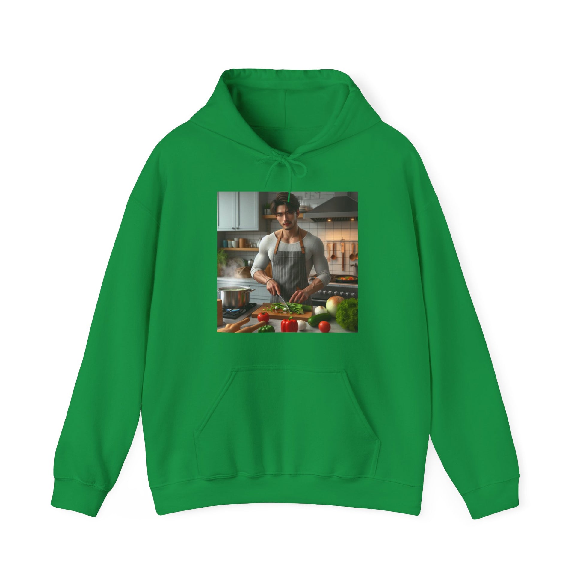 Dinner Time Hoodie Hoodie Printify Irish Green S