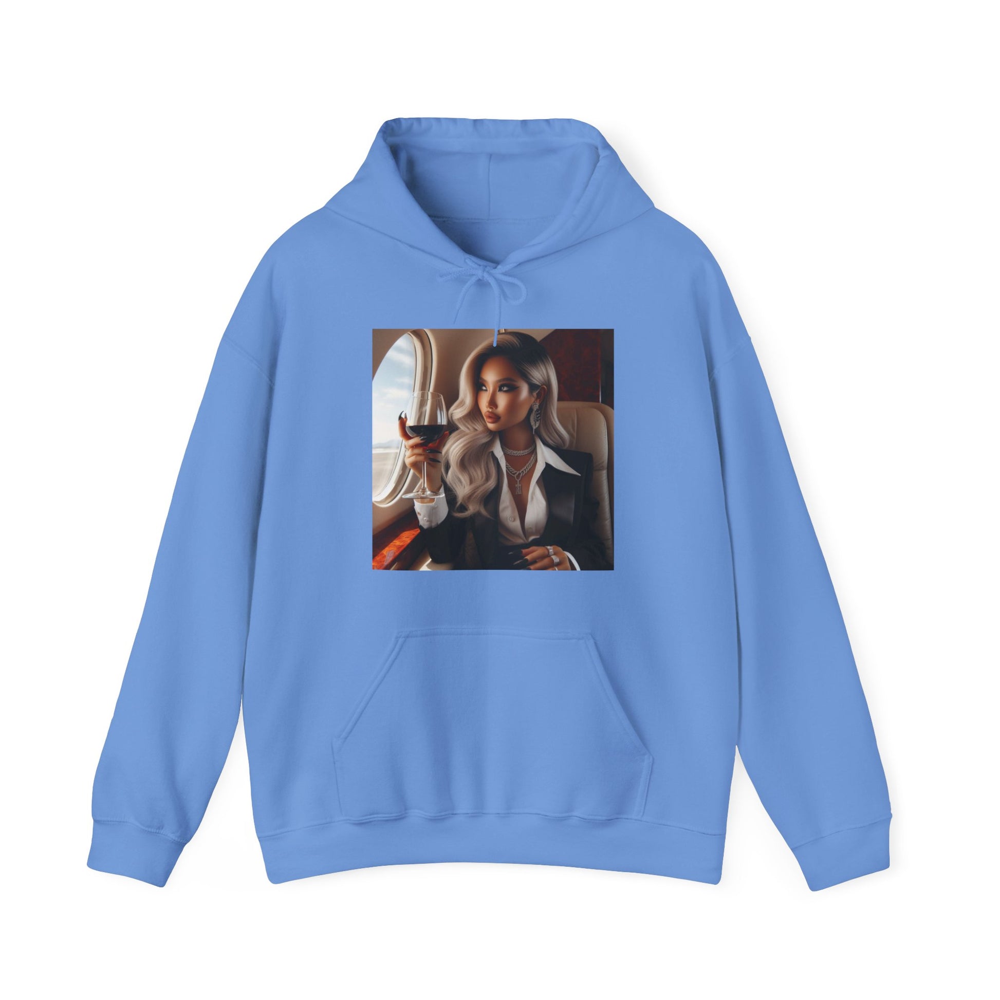 Private Business Hoodie Hoodie Printify Carolina Blue S