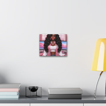 Pink Everything Canvas Canvas Printify 10" x 8" (Horizontal) 0.75''