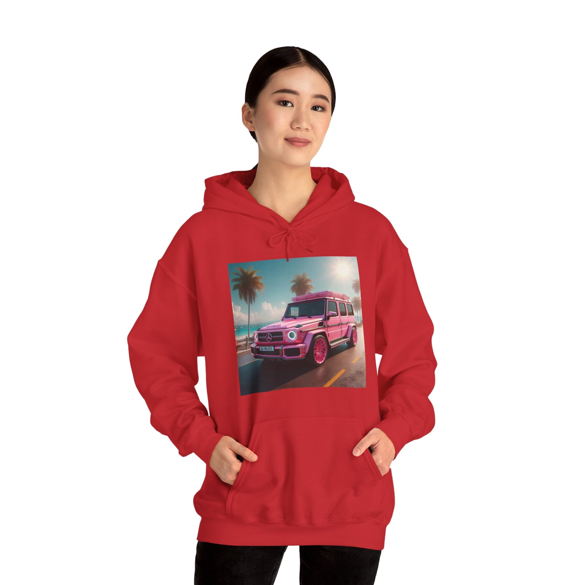 Pink G-Wagon Hoodie Hoodie Printify