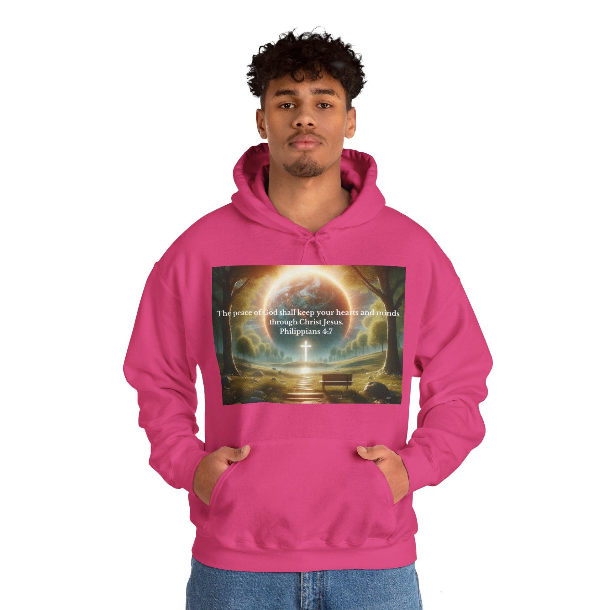 Philippians 4:7 Hoodie Hoodie Printify