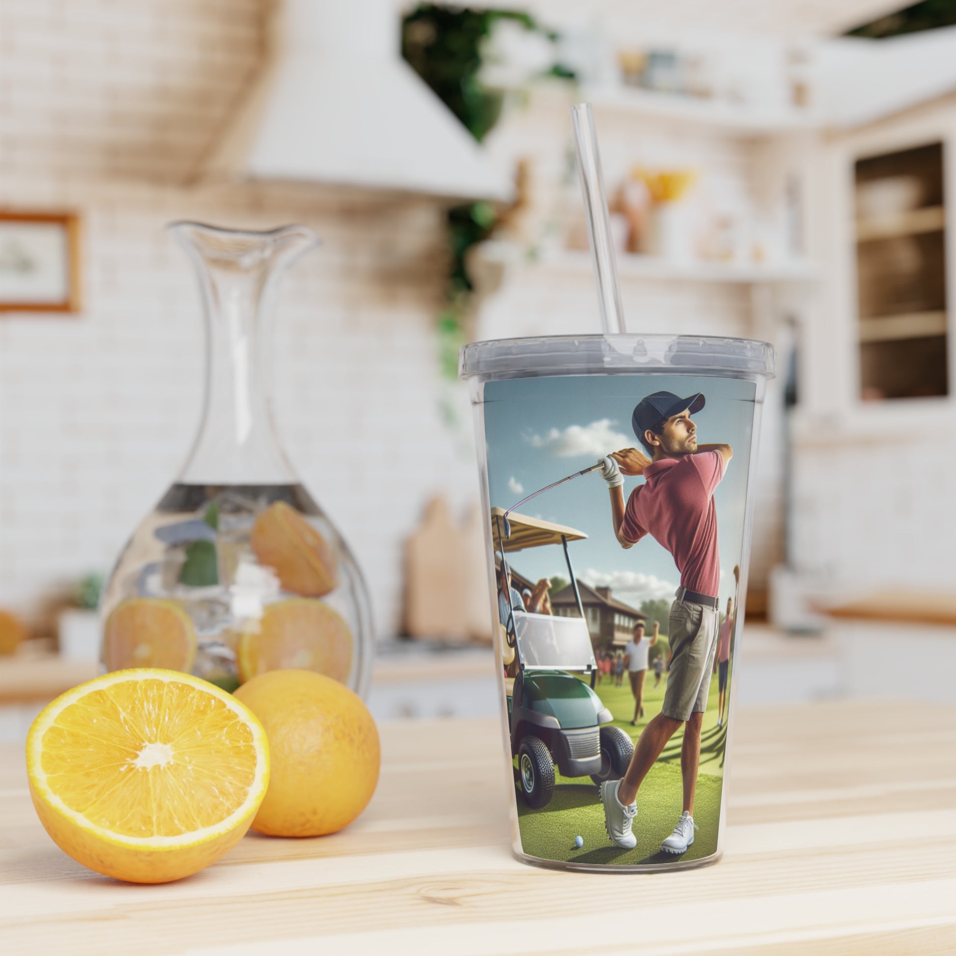 Golf Tournament Tumbler with Straw Mug Printify