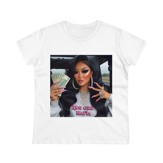 Rich Girl Mafia T-Shirt T-Shirt Printify White S
