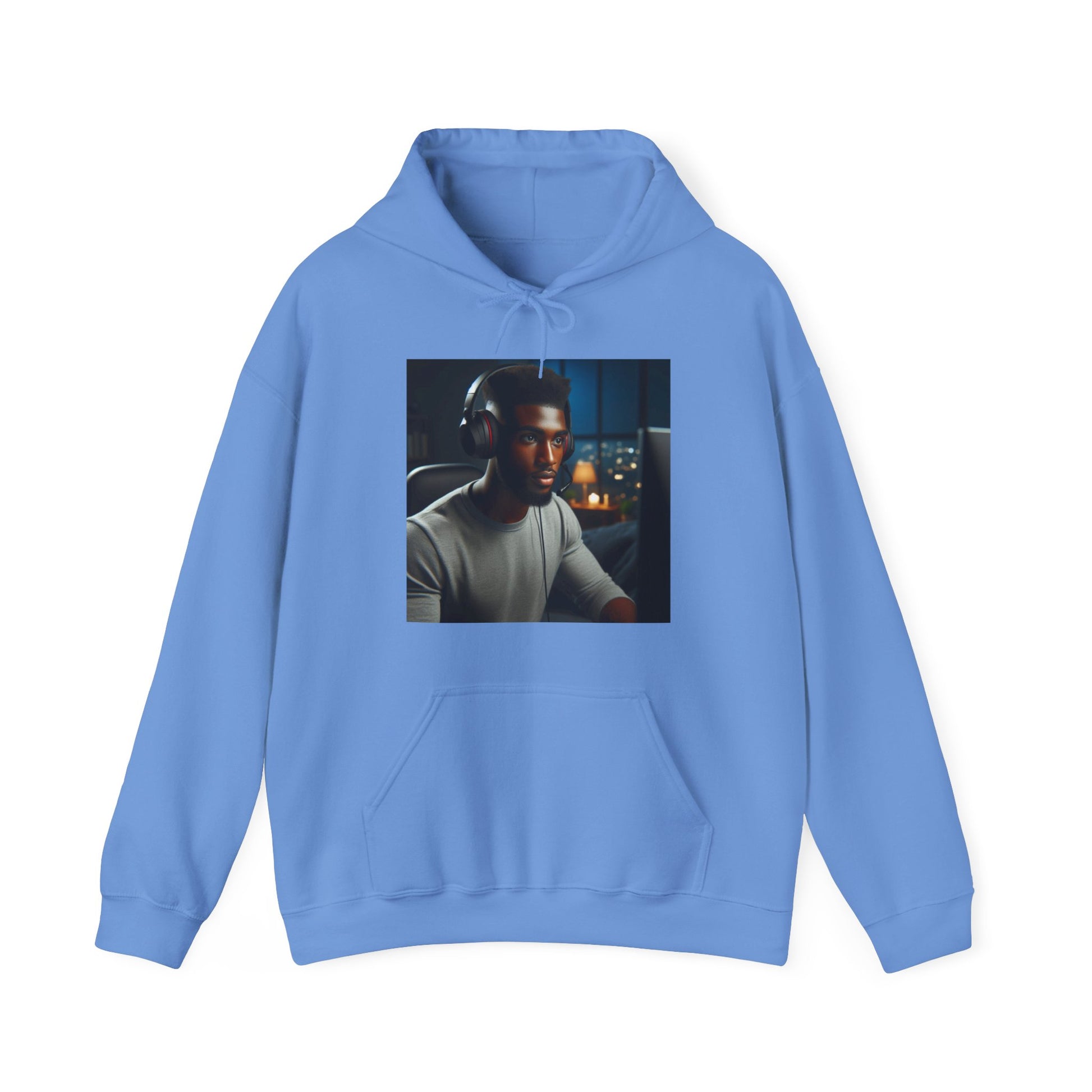 Game Time Hoodie Hoodie Printify Carolina Blue S