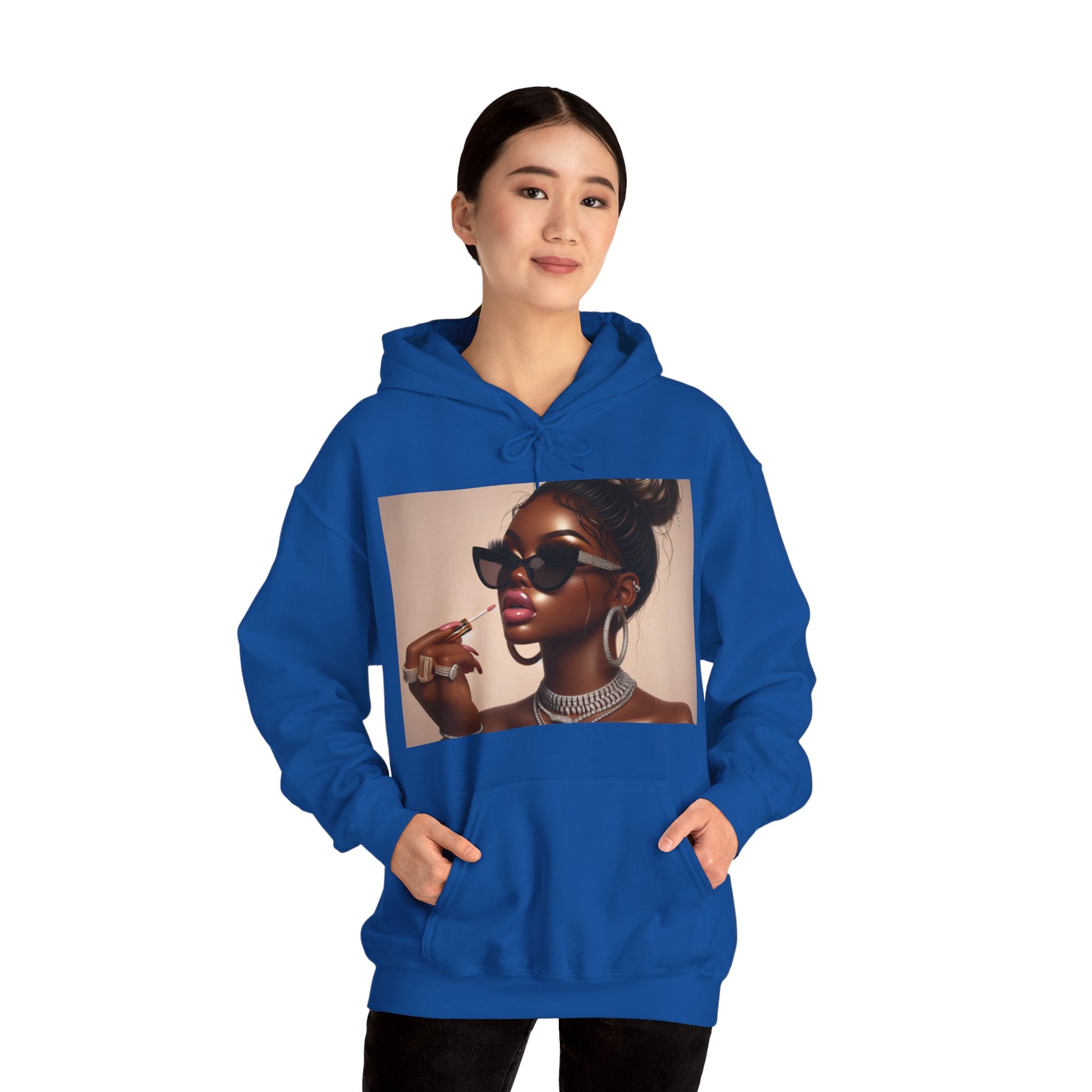 My Lip Gloss is Poppin Hoodie Hoodie Printify