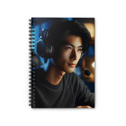 Game Time Spiral Notebook Paper products Printify One Size