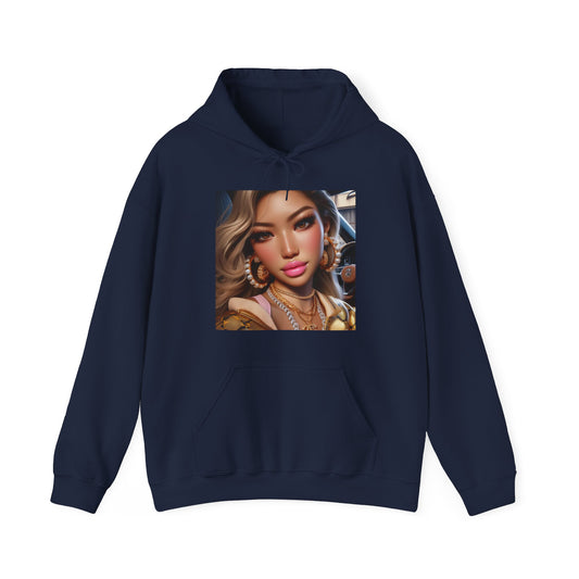 Car Beauty Hoodie Hoodie Printify Navy S