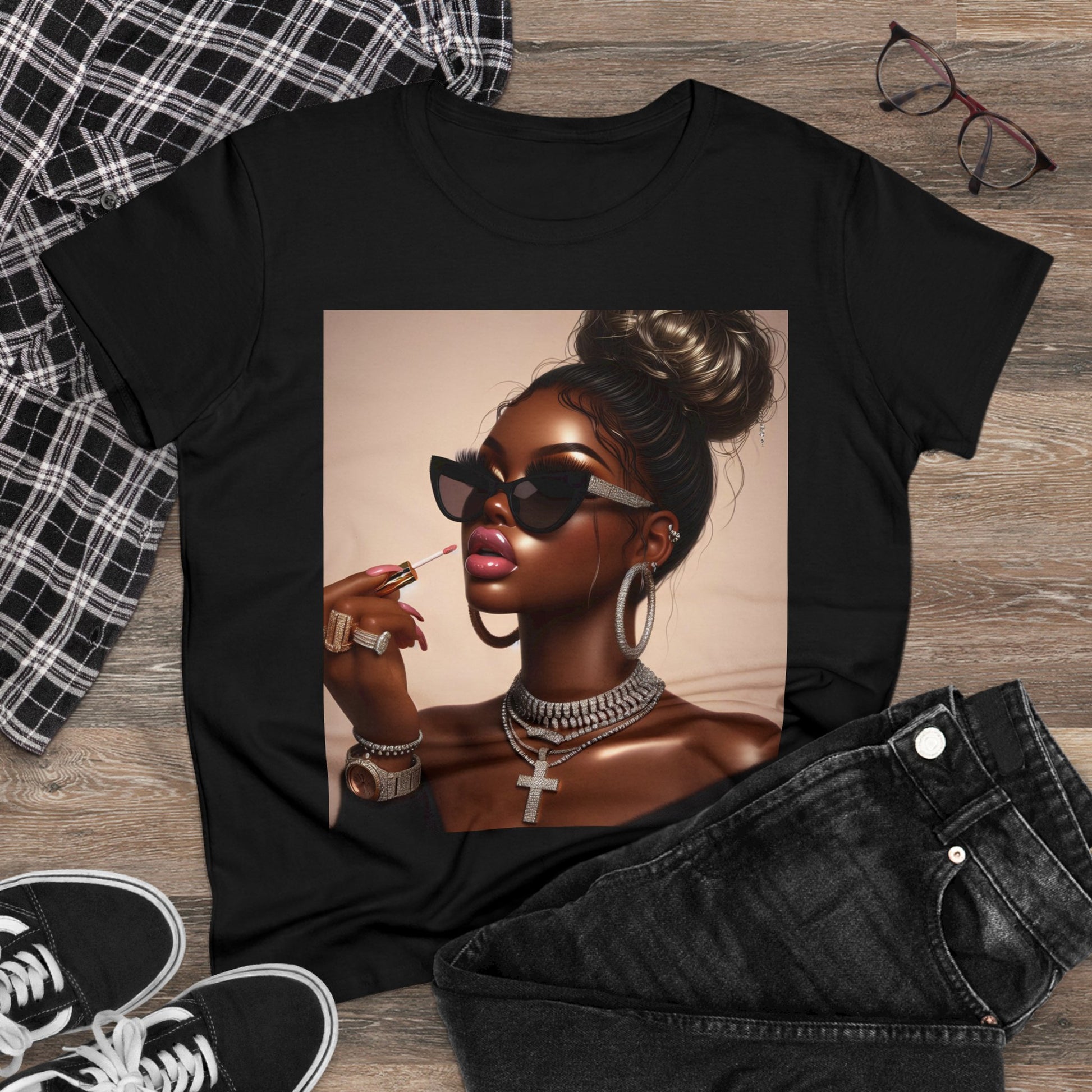 My Lip Gloss is Poppin T-Shirt T-Shirt Printify