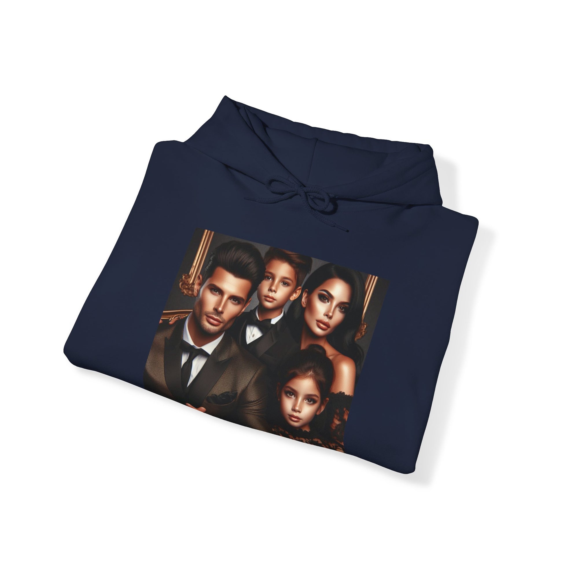 Family Portrait Hoodie Hoodie Printify