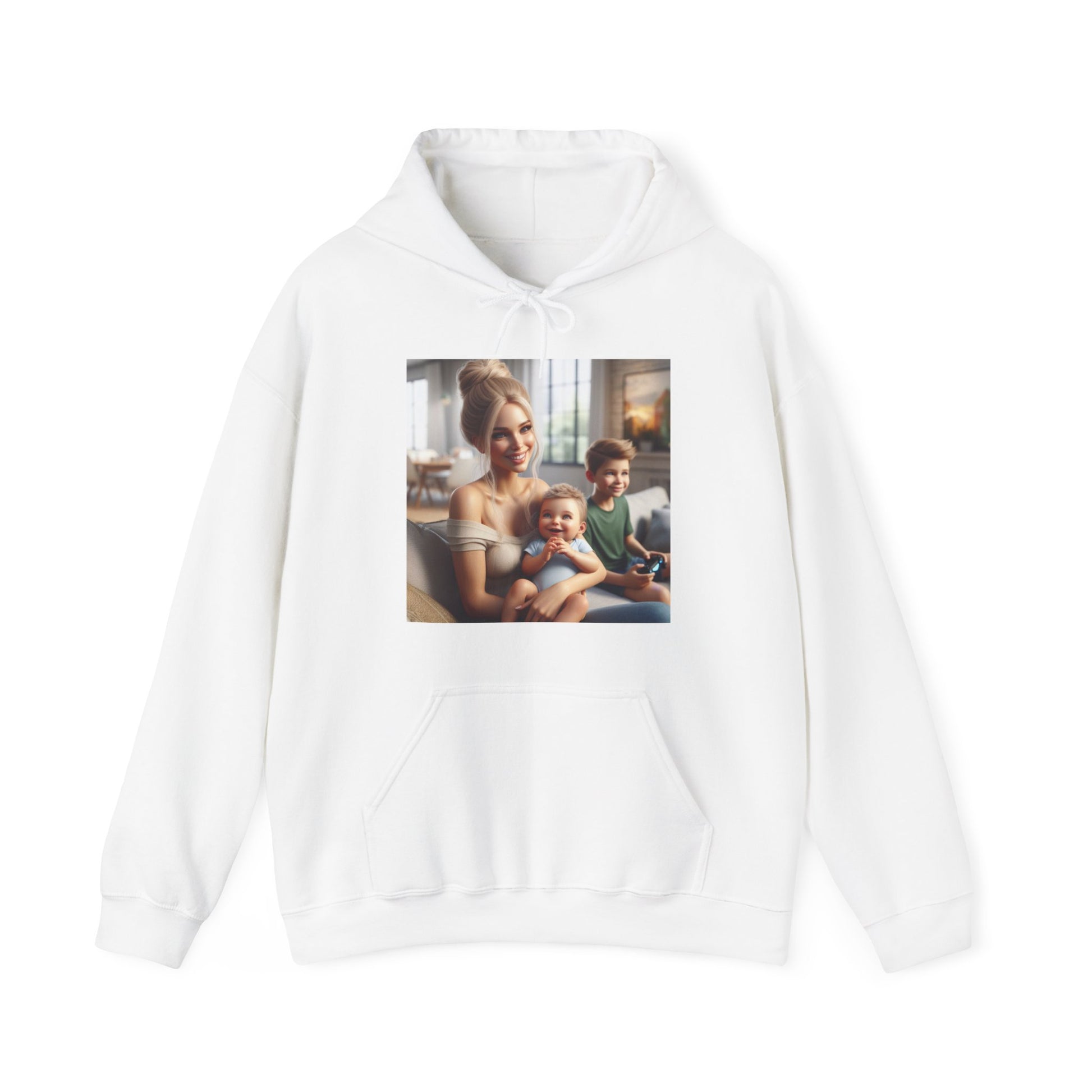 Family Time Hoodie Hoodie Printify White S