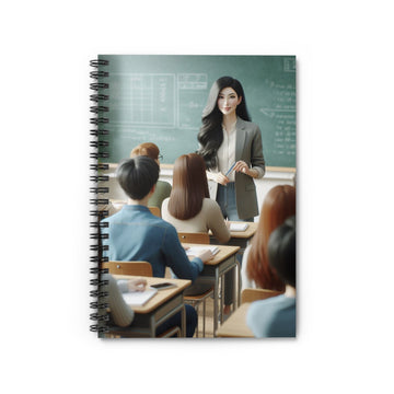 Class in Session Spiral Notebook Paper products Printify One Size