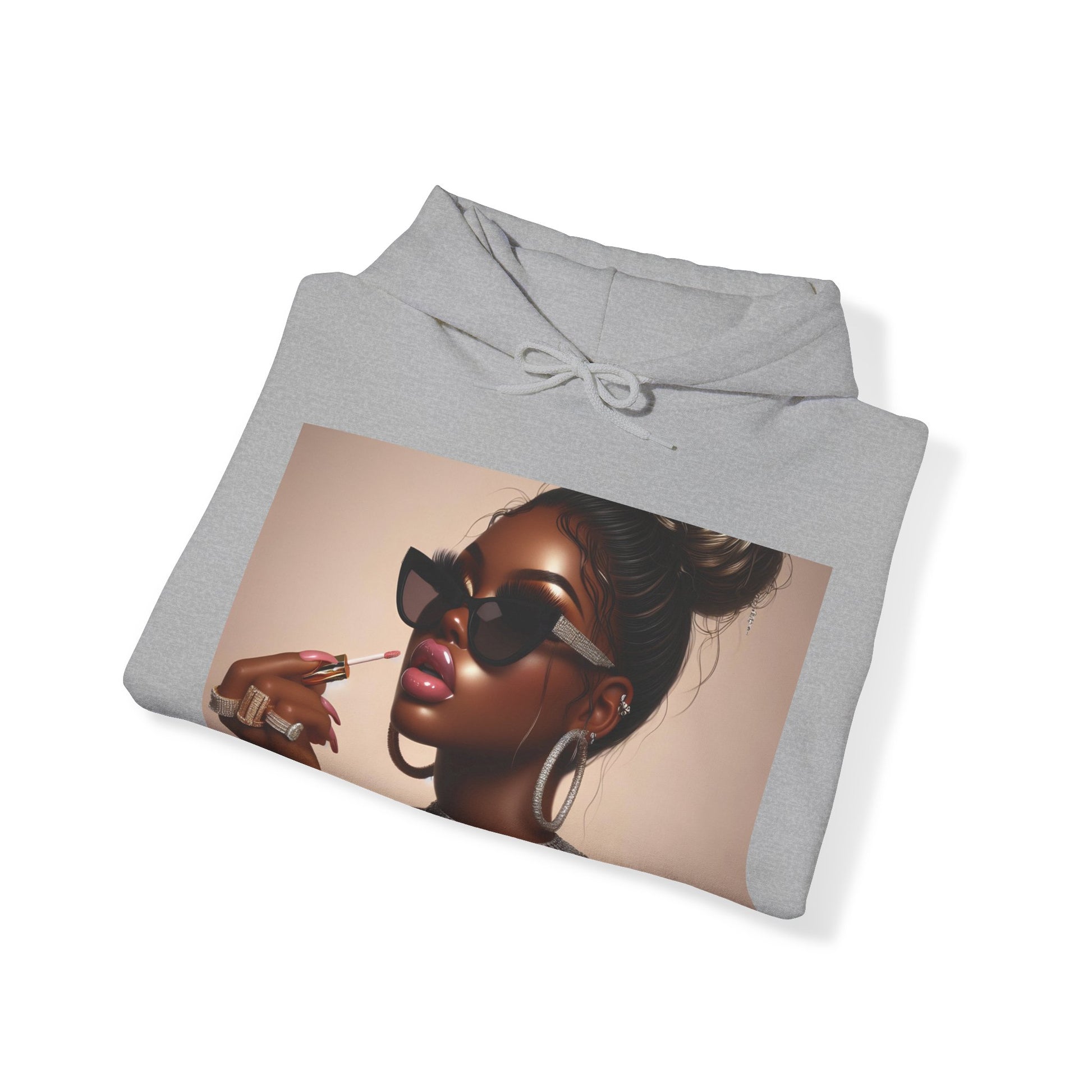My Lip Gloss is Poppin Hoodie Hoodie Printify