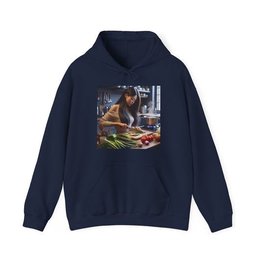 Dinner Time Hoodie Hoodie Printify Navy S