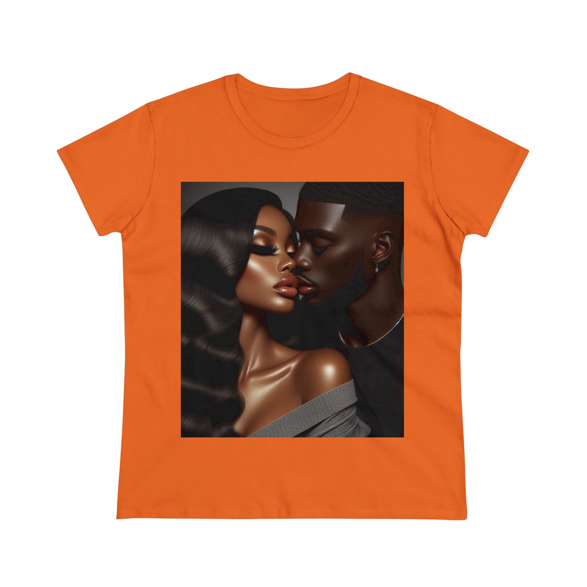 Kiss Me T-Shirt T-Shirt Printify Orange S