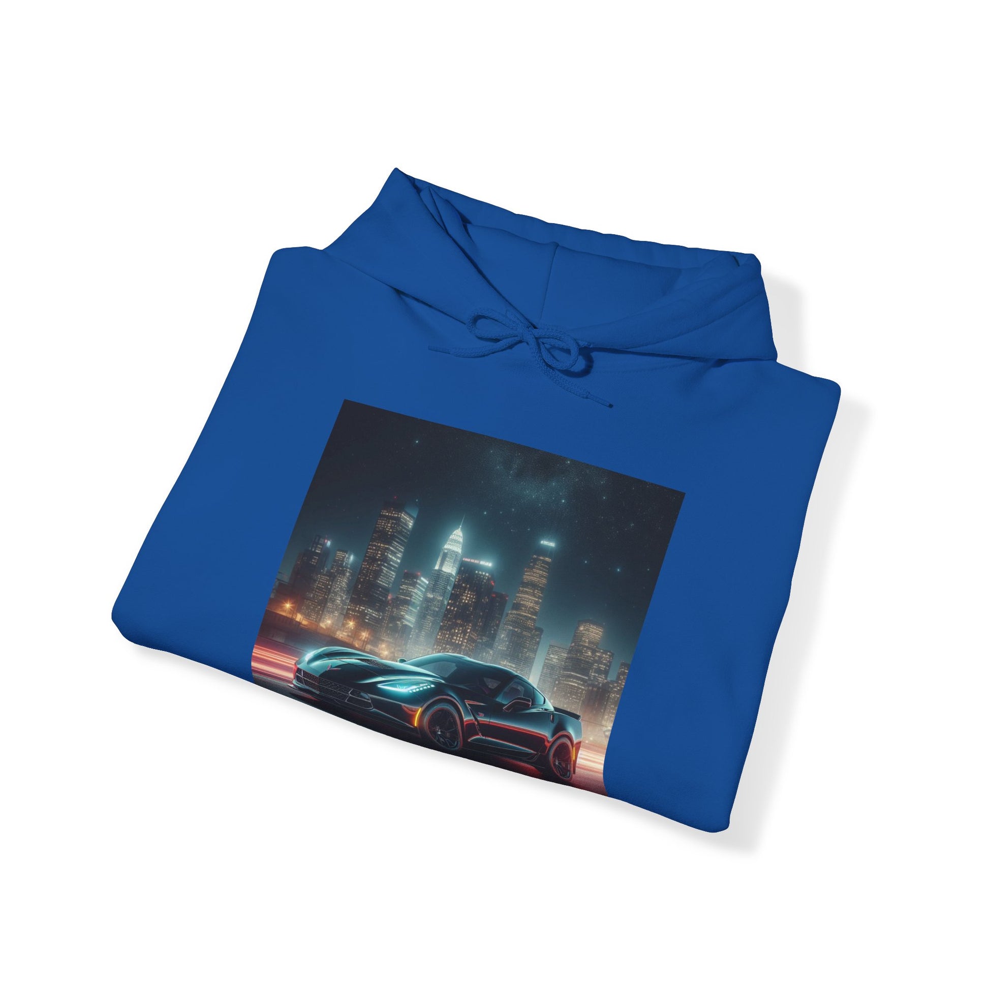 Black Corvette Hoodie Hoodie Printify