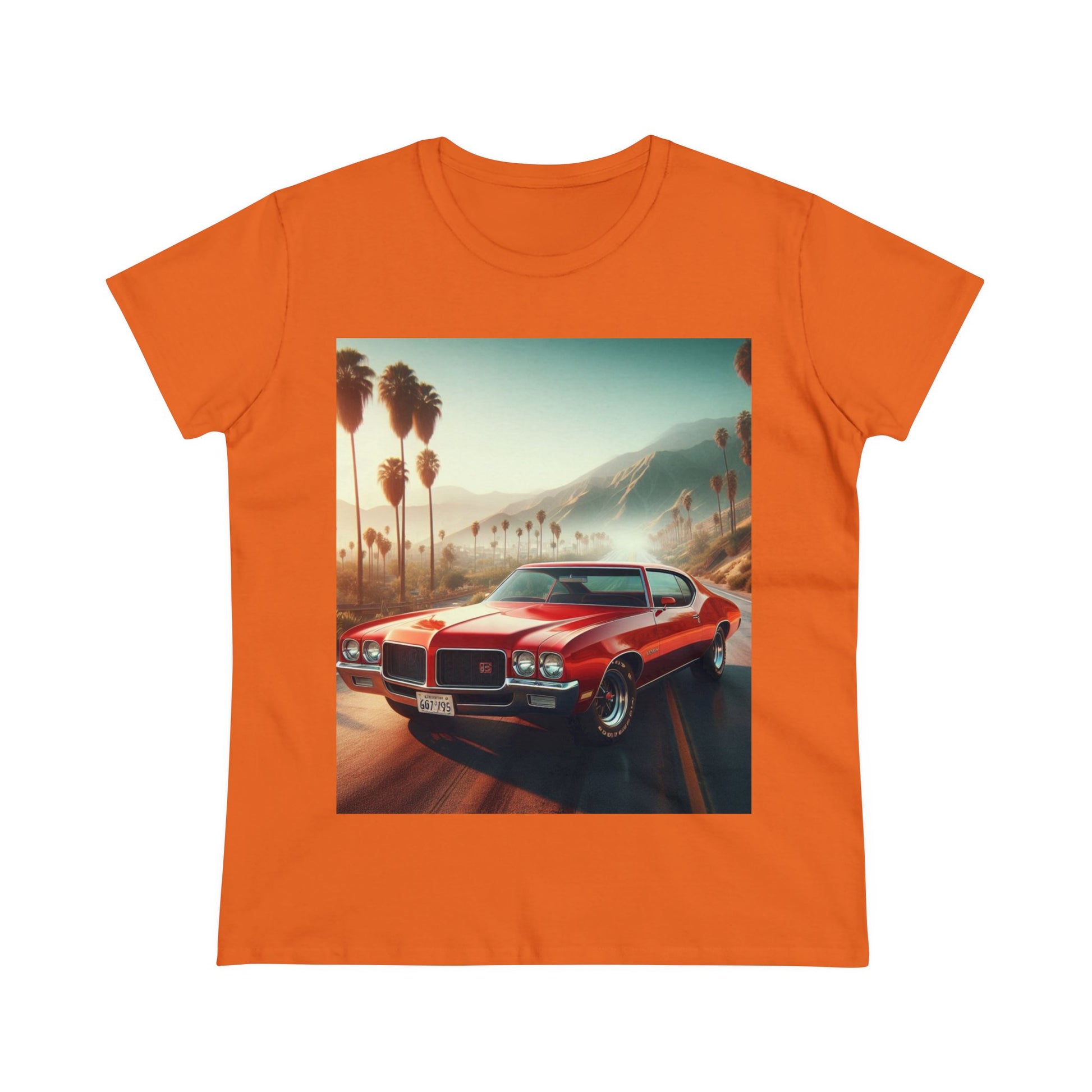 1972 Red Buick Gran Sport T-Shirt T-Shirt Printify Orange S