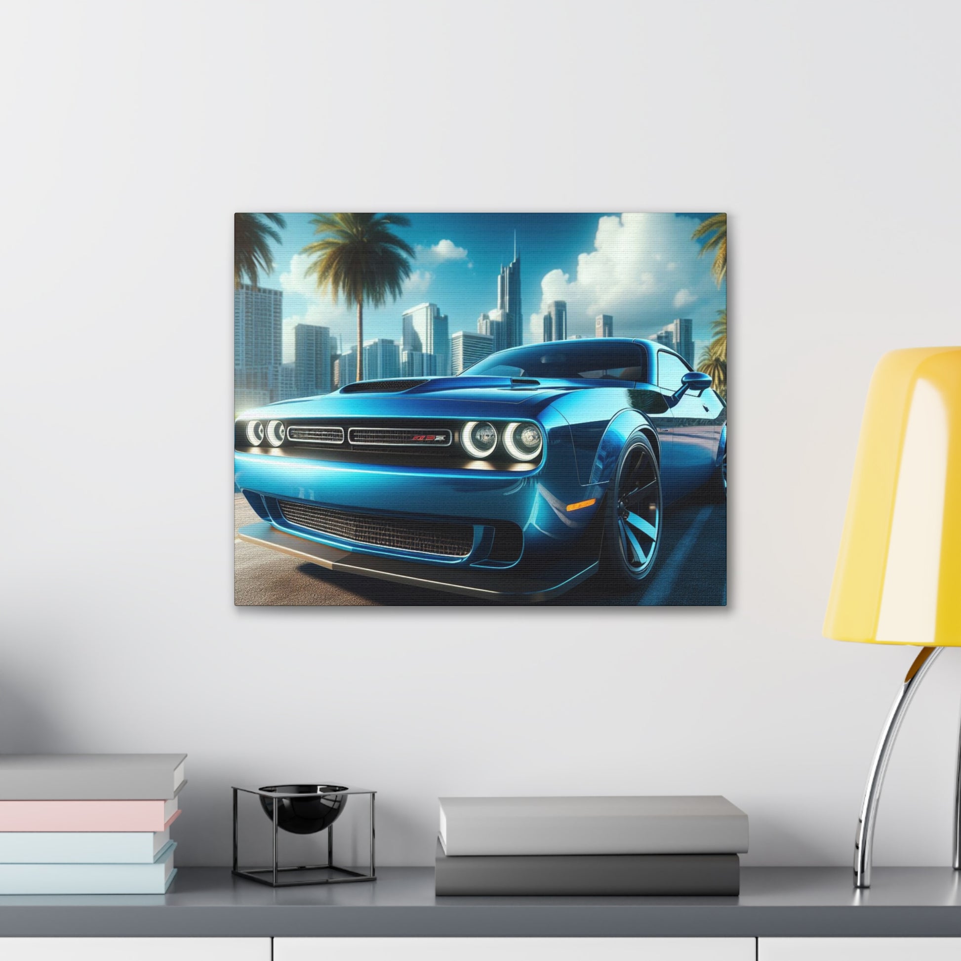 Blue Challenger Canvas Canvas Printify 20″ x 16″ (Horizontal) 0.75''