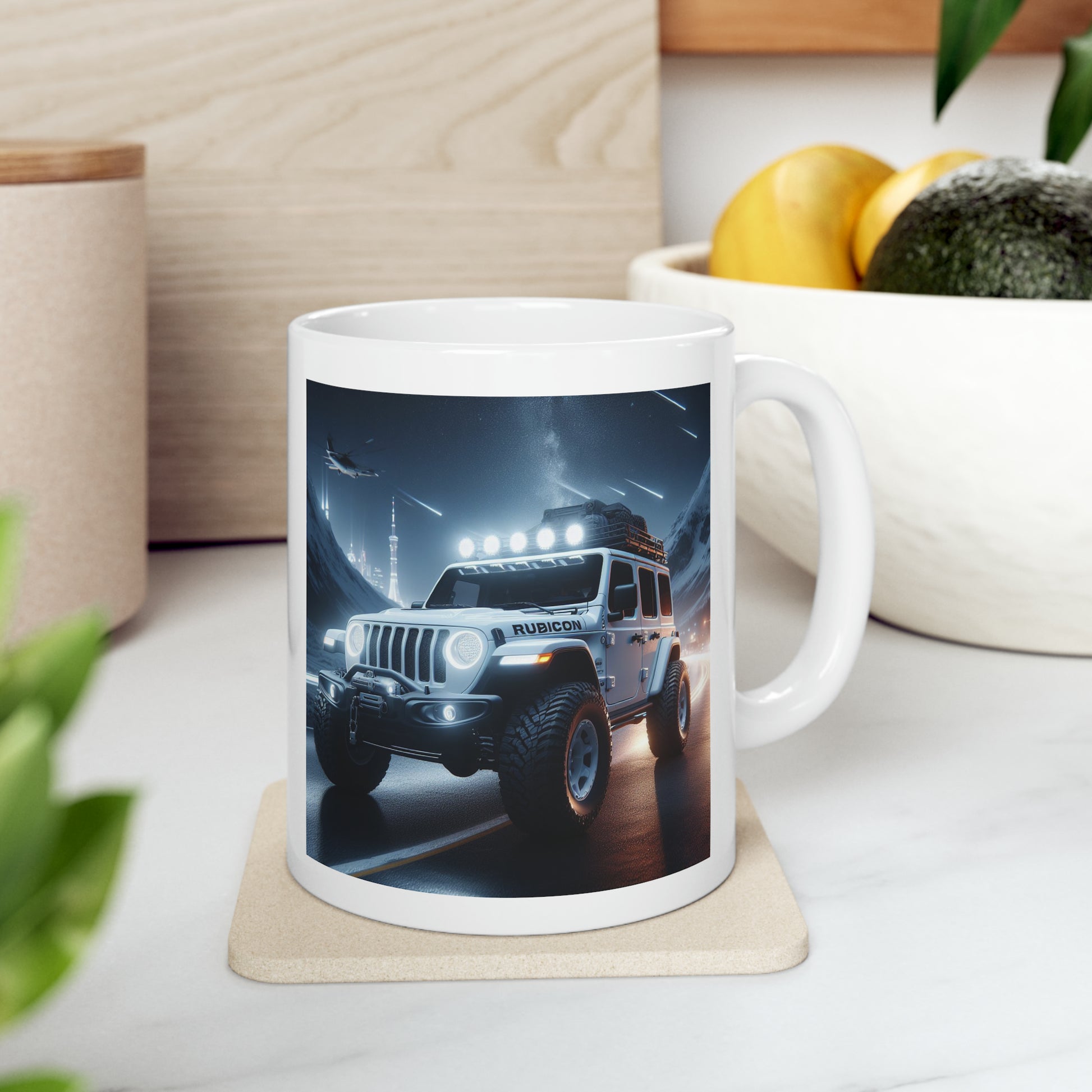 White Rubicon Mug Mug Printify