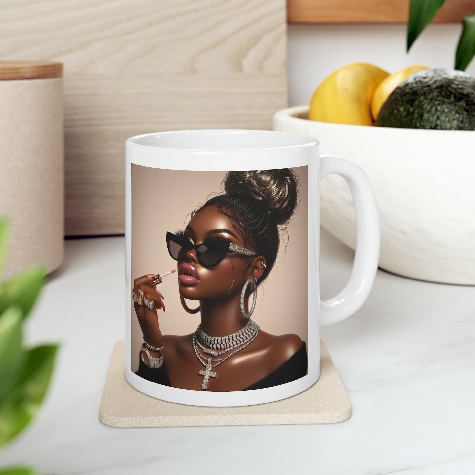 My Lip Gloss is Poppin Mug Mug Printify