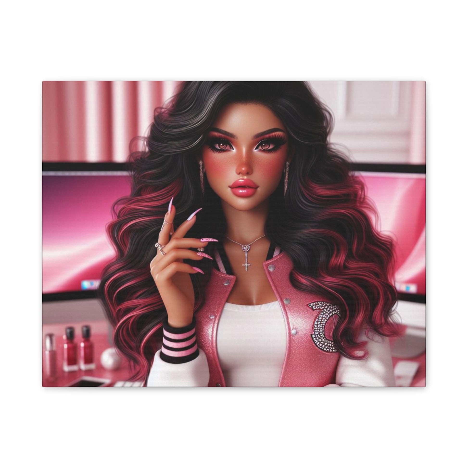 Pink Everything Canvas Canvas Printify