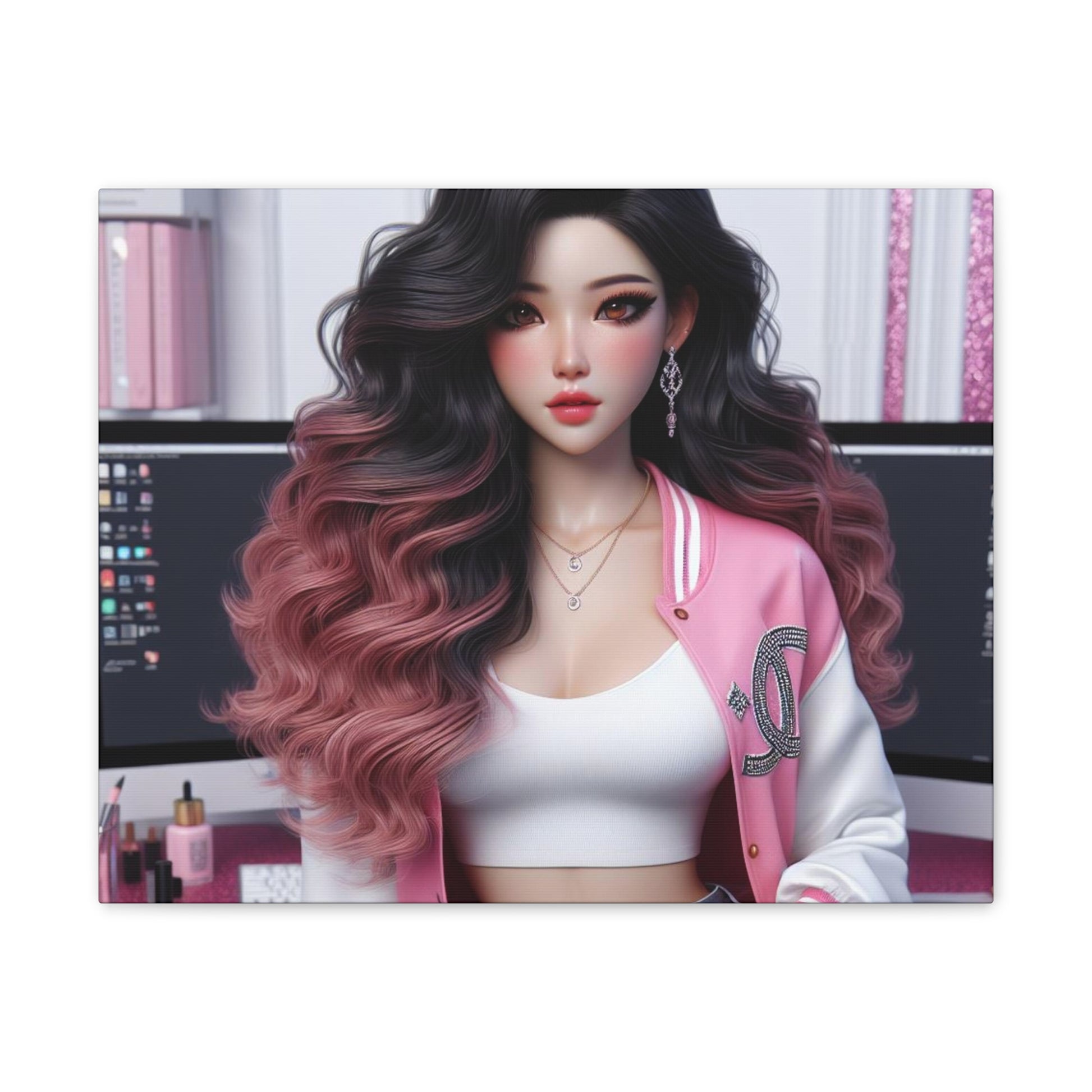 Pink Everything Canvas Canvas Printify