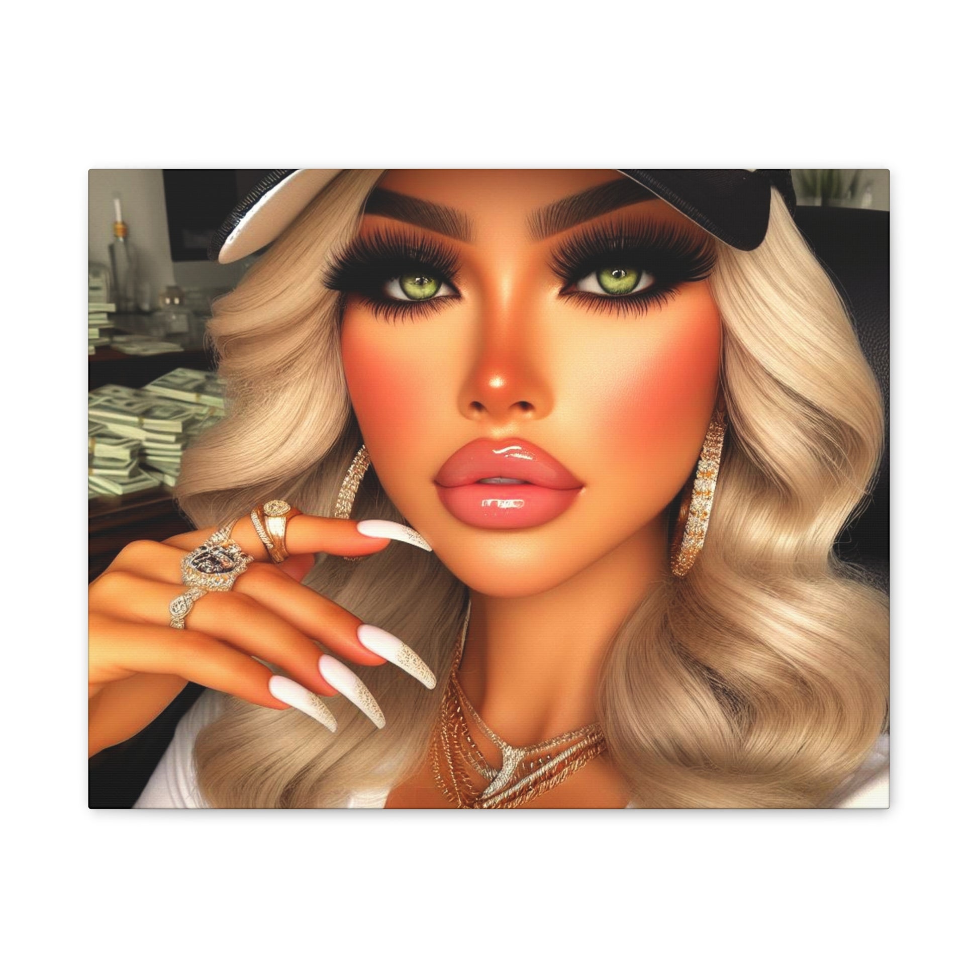 Big Money Canvas Canvas Printify