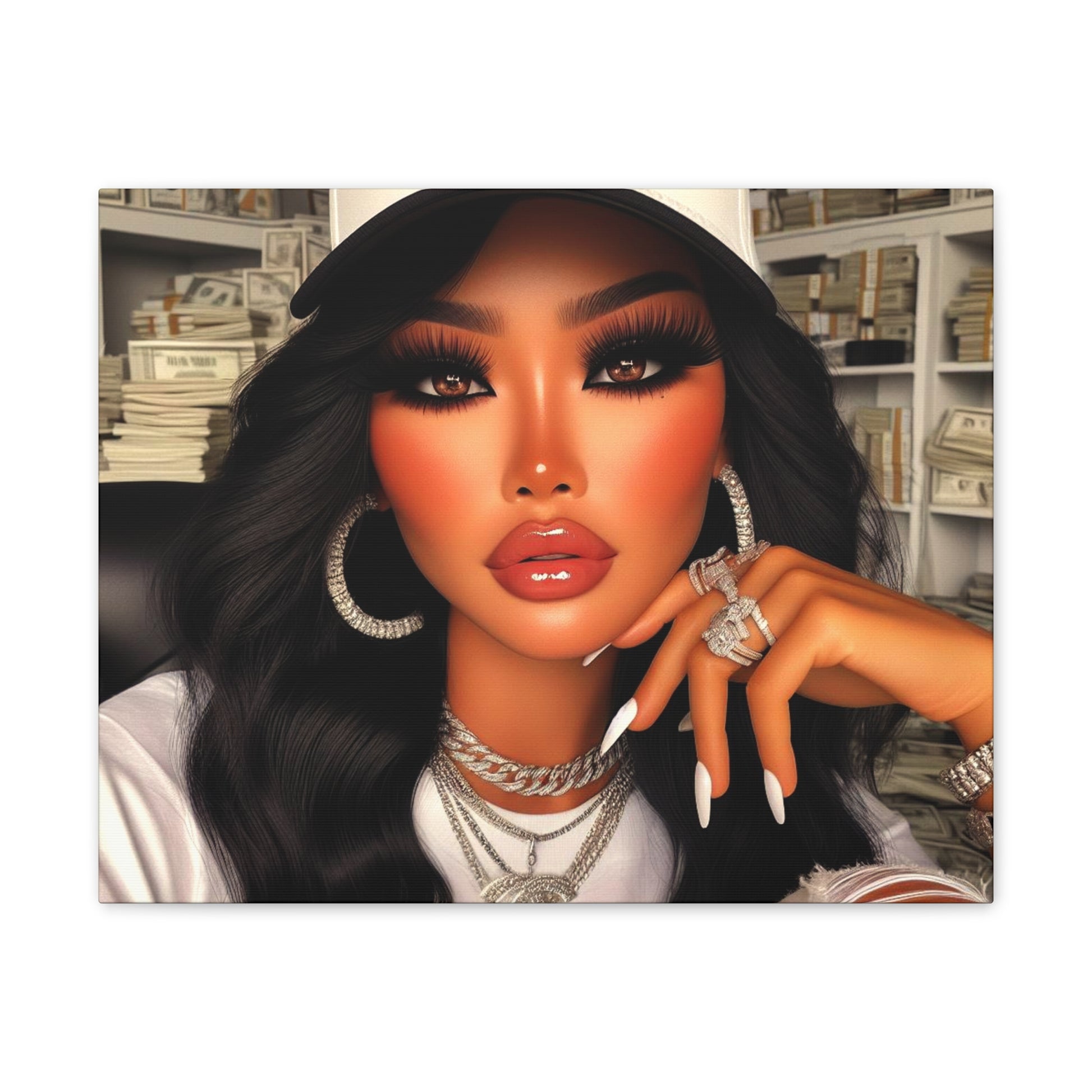 Big Money Canvas Canvas Printify