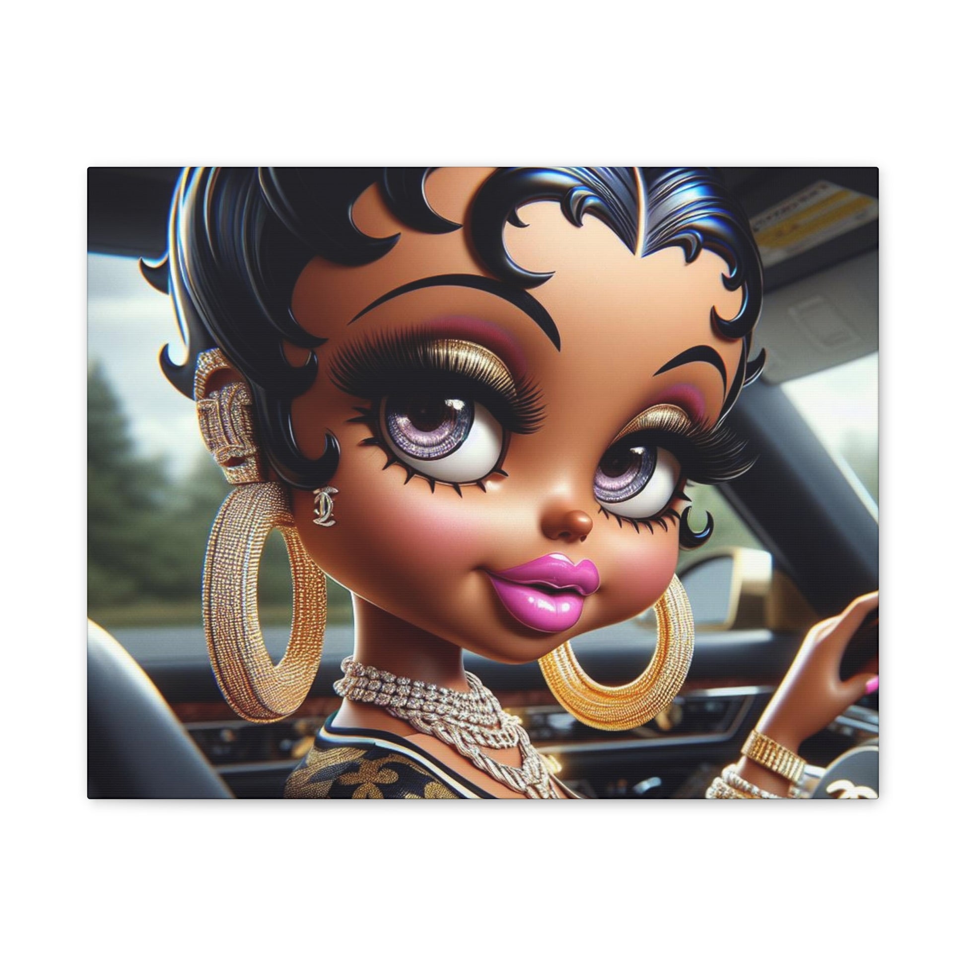 Betty Beauty Canvas Canvas Printify